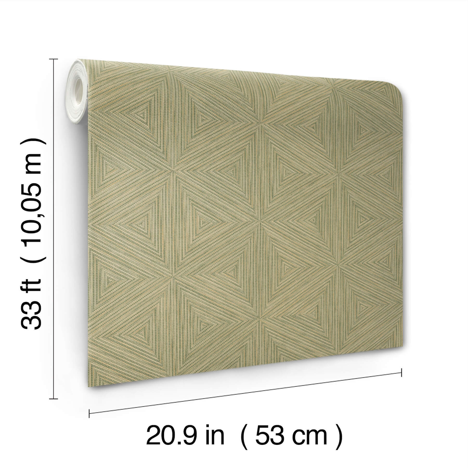 anara-green-geo-faux-grasscloth-wallpaper-york-wallcoverings-4202-571288 - York Wallcoverings Wallpaper