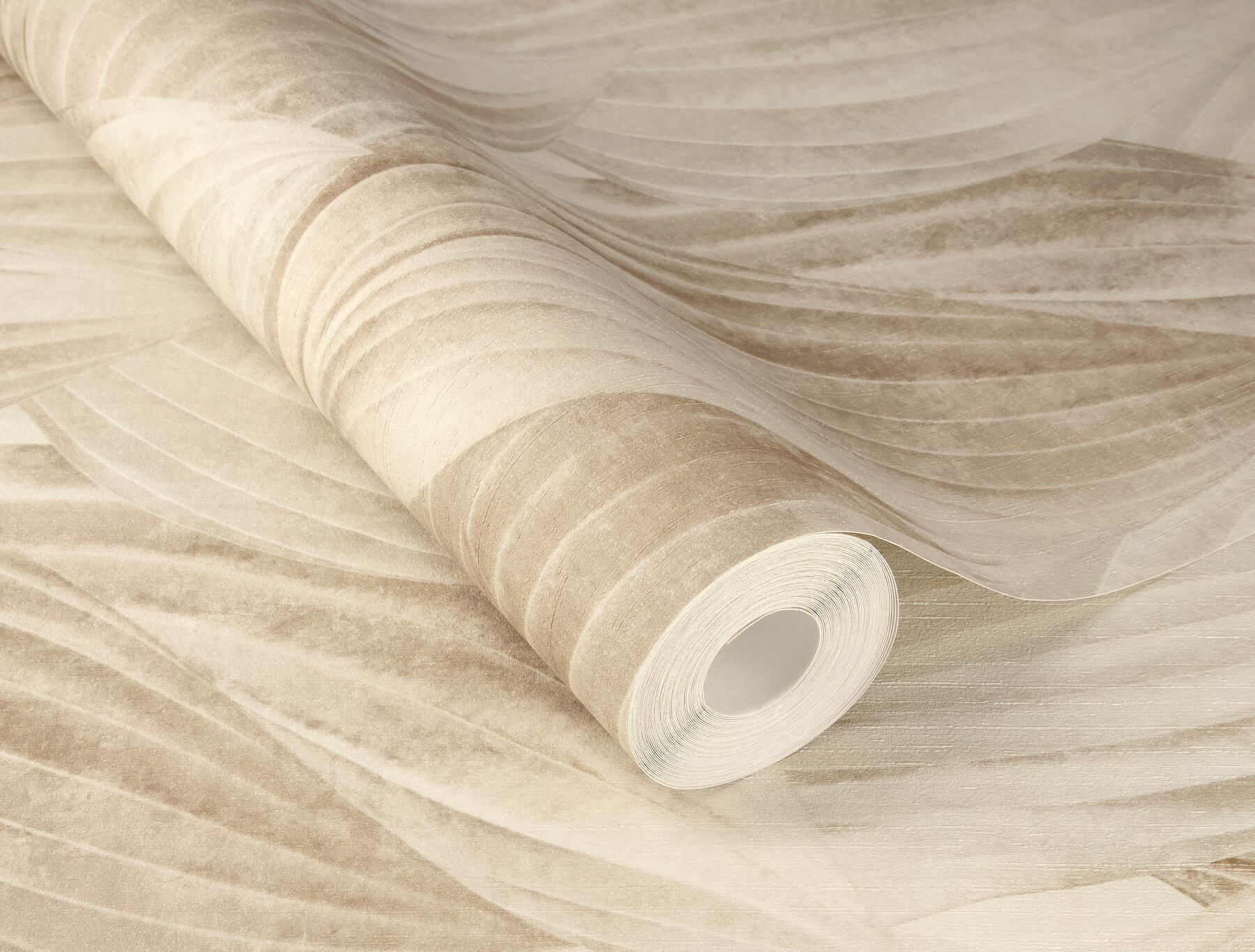 melora-beige-leaf-wallpaper-york-wallcoverings-4202-571554 - York Wallcoverings Papel pintado