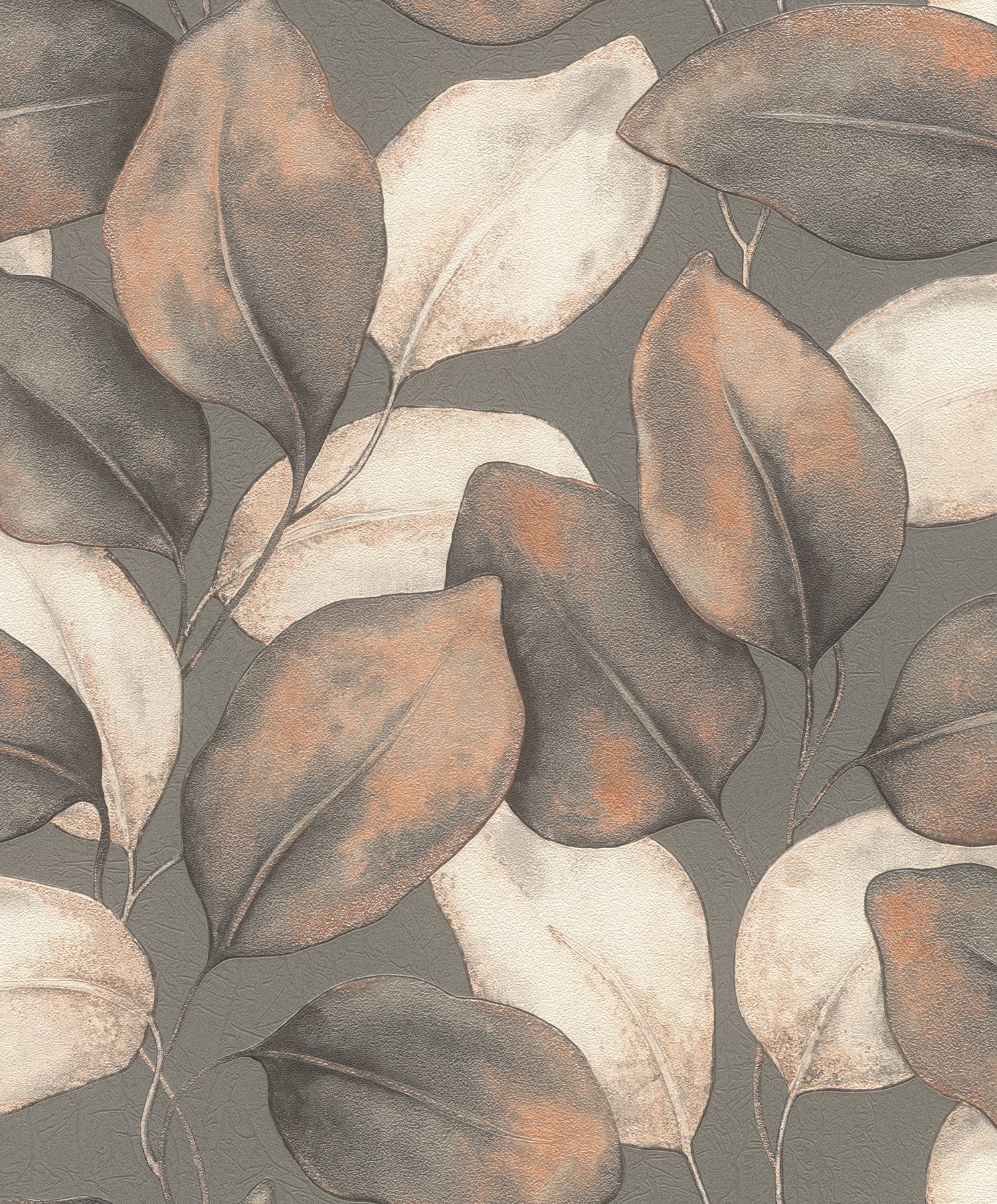 evanthe-charcoal-vine-wallpaper-york-wallcoverings-4202-659887 - York Wallcoverings Papel pintado