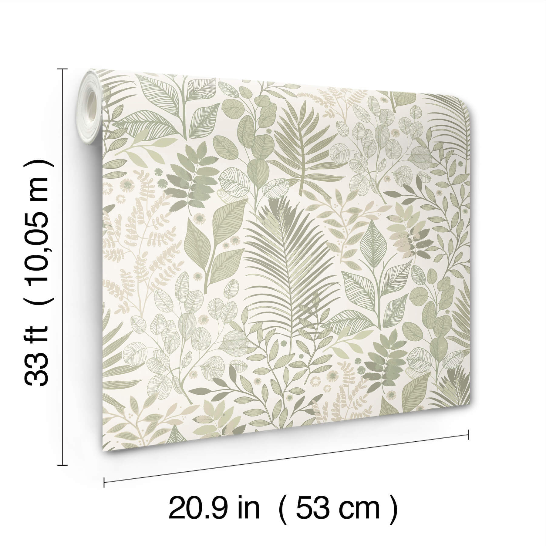 ngslycka-green-forest-botanicals-wallpaper-york-wallcoverings-4201-20102 - York Wallcoverings Papel pintado