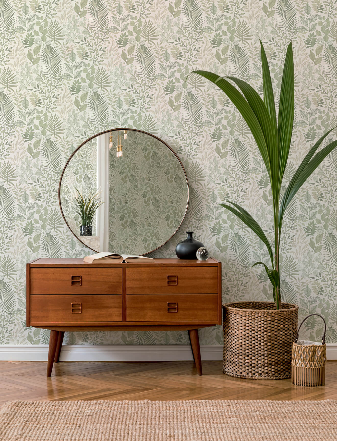 ngslycka-green-forest-botanicals-wallpaper-york-wallcoverings-4201-20102 - York Wallcoverings Papel pintado