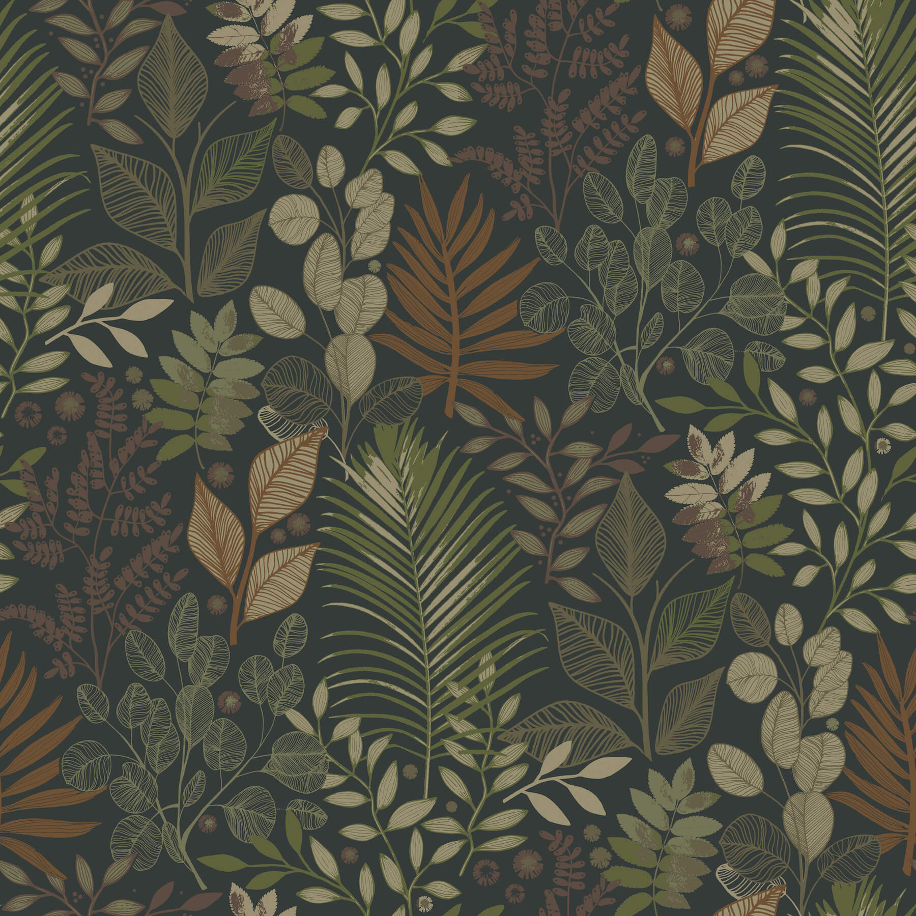 ngslycka-black-forest-botanicals-wallpaper-york-wallcoverings-4201-20104 - York Wallcoverings Papel pintado