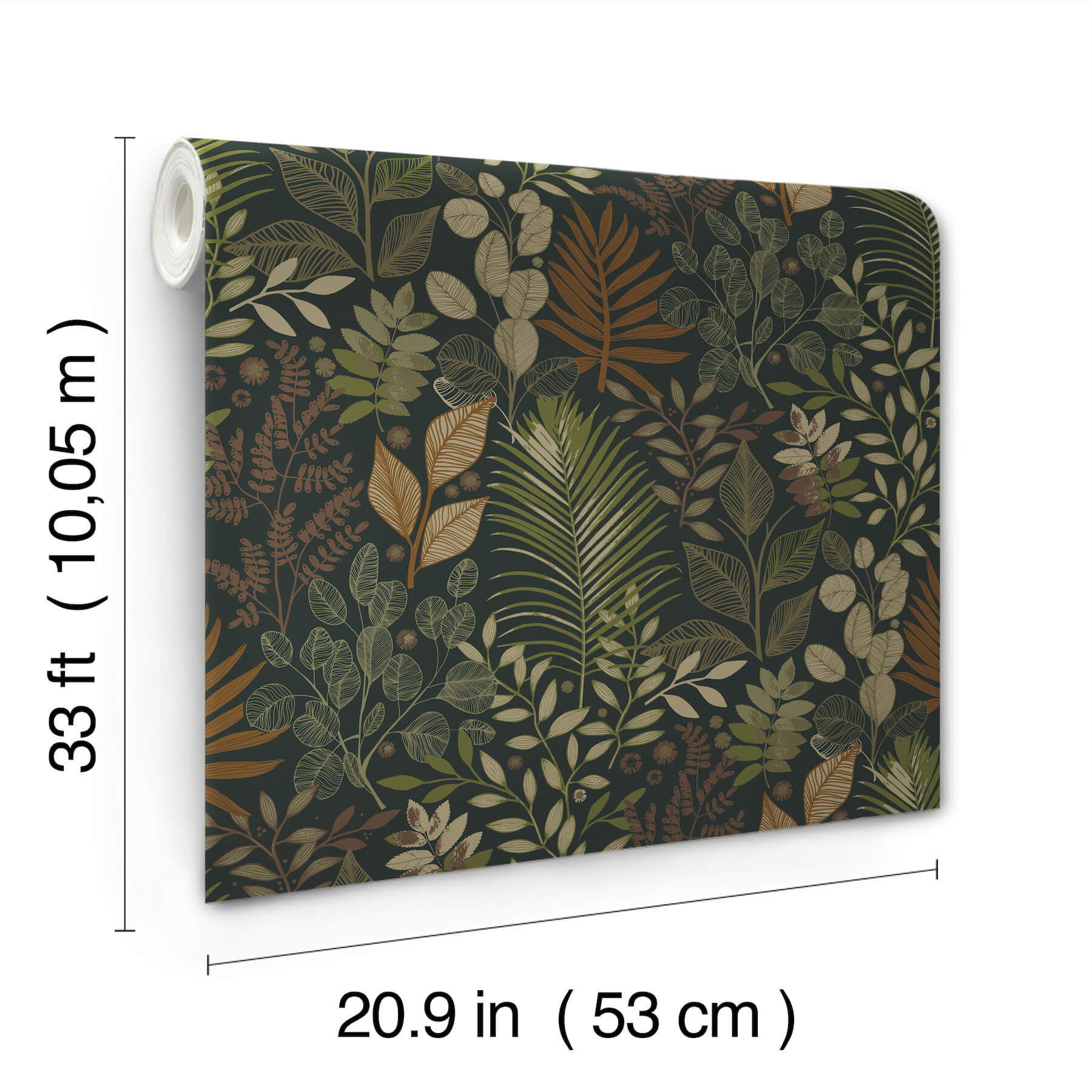 ngslycka-black-forest-botanicals-wallpaper-york-wallcoverings-4201-20104 - York Wallcoverings Papel pintado