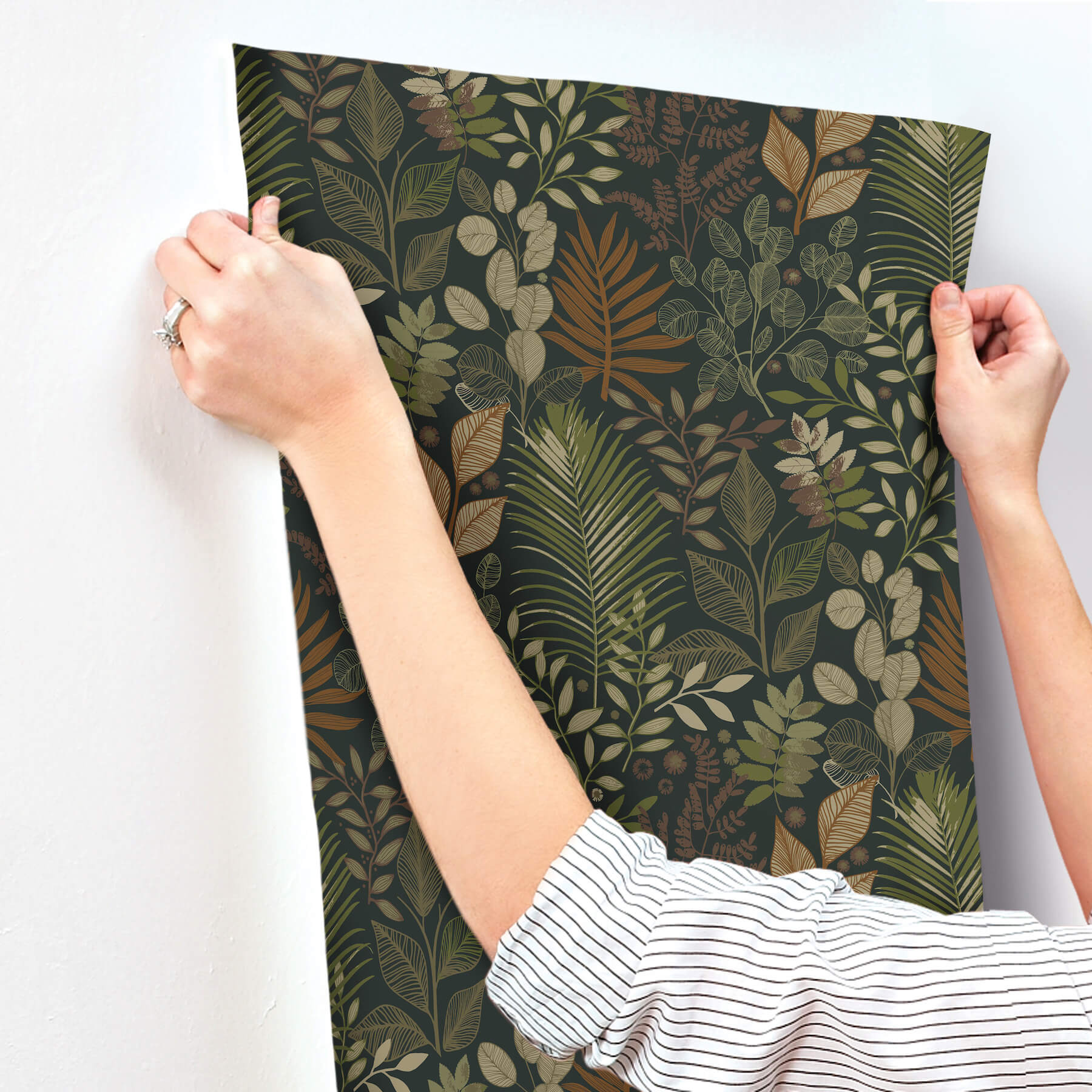 ngslycka-black-forest-botanicals-wallpaper-york-wallcoverings-4201-20104 - York Wallcoverings Papel pintado