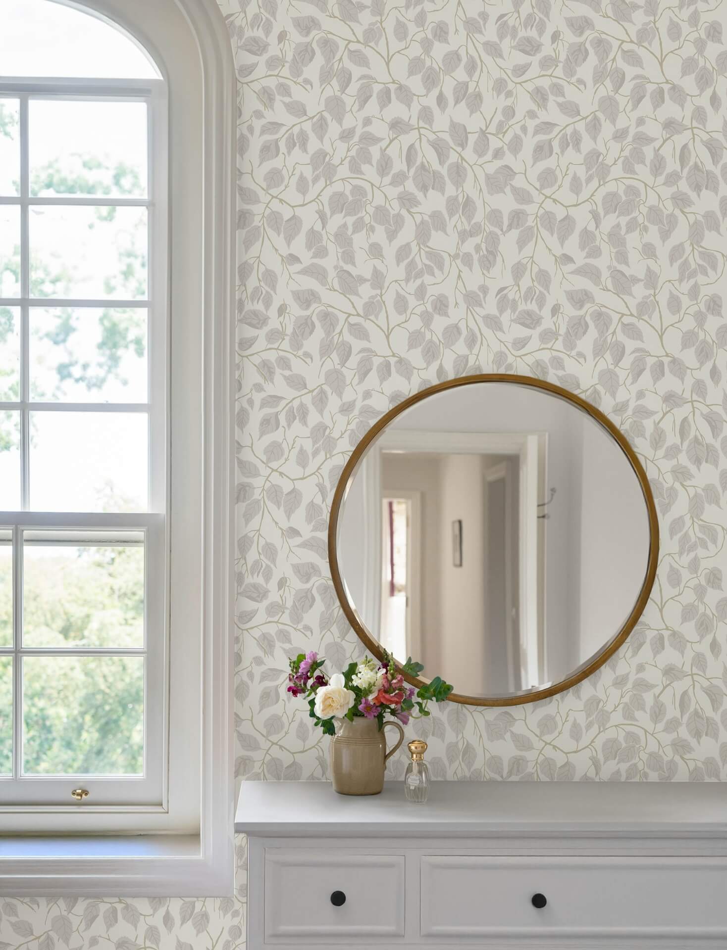 hngbjrk-dove-vine-wallpaper-york-wallcoverings-4201-20106 - York Wallcoverings Papel pintado