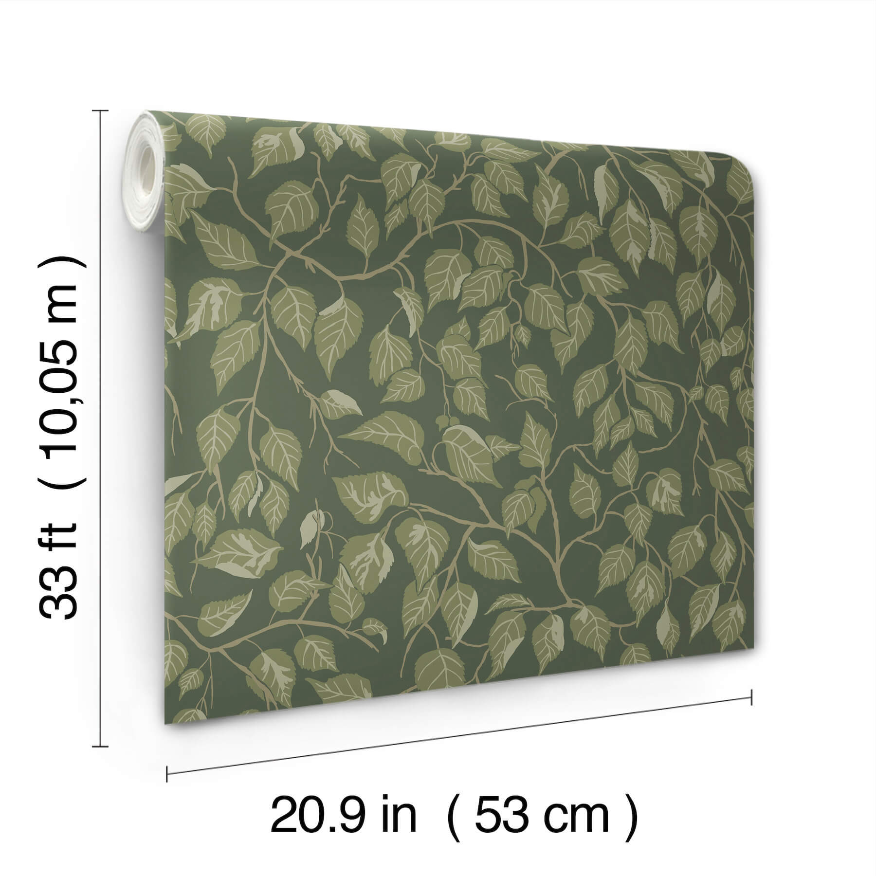 hngbjrk-evergreen-vine-wallpaper-york-wallcoverings-4201-20108 - York Wallcoverings Papel pintado