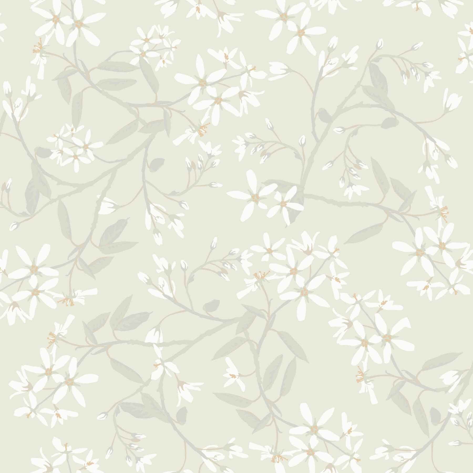 Paradis Dove Bouquet Toss Wallpaper - York Wallcoverings - 4201-20110