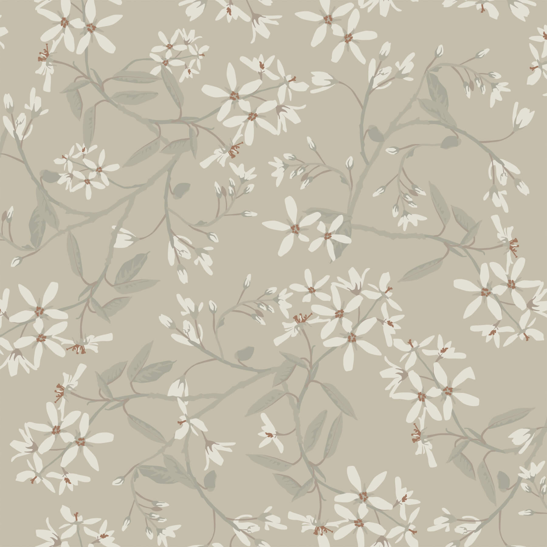 paradis-grey-bouquet-toss-wallpaper-york-wallcoverings-4201-20113 - York Wallcoverings Papel pintado