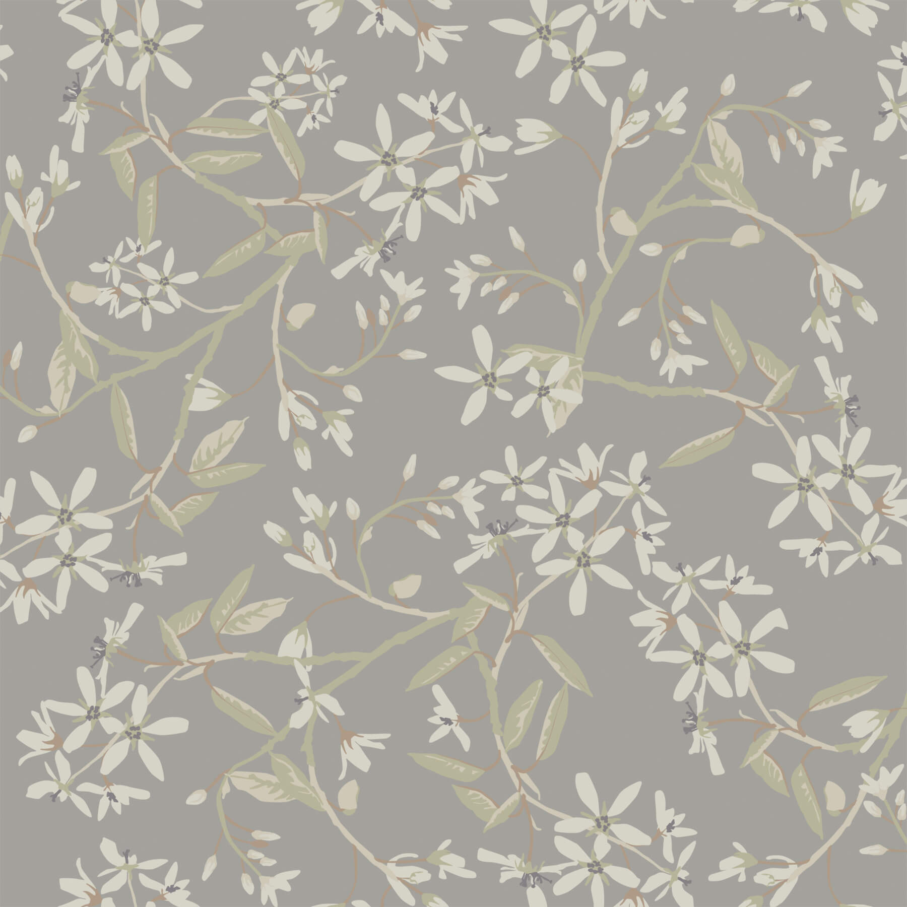paradis-slate-bouquet-toss-wallpaper-york-wallcoverings-4201-20114 - York Wallcoverings Wallpaper