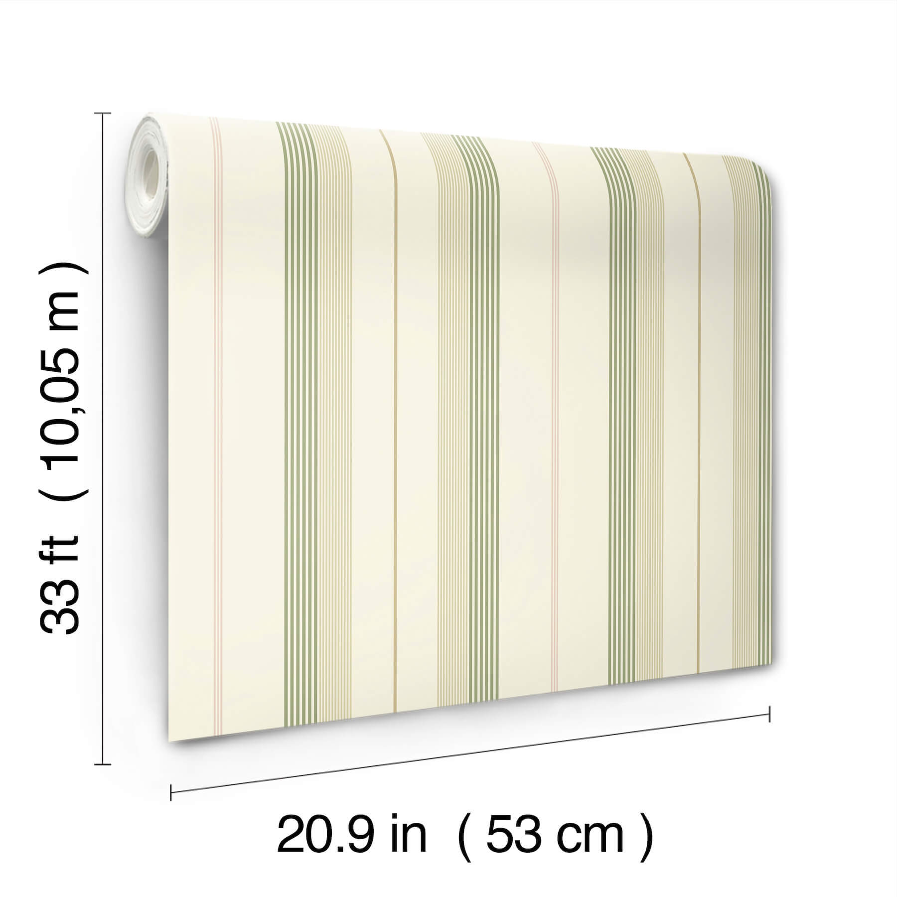 herrgrd-green-stripe-wallpaper-york-wallcoverings-4201-20117 - York Wallcoverings Papel pintado
