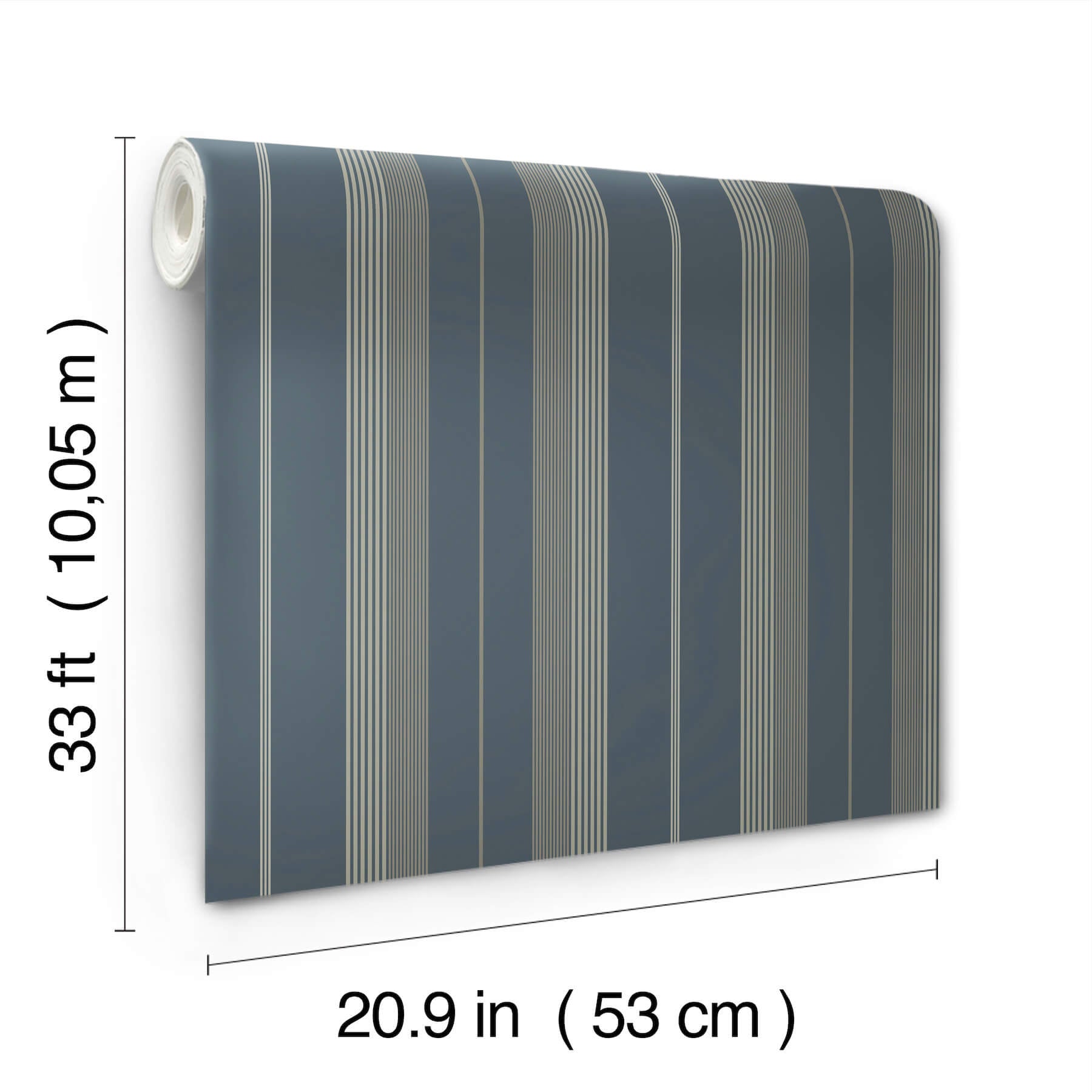 herrgrd-navy-stripe-wallpaper-york-wallcoverings-4201-20120 - York Wallcoverings Papel pintado
