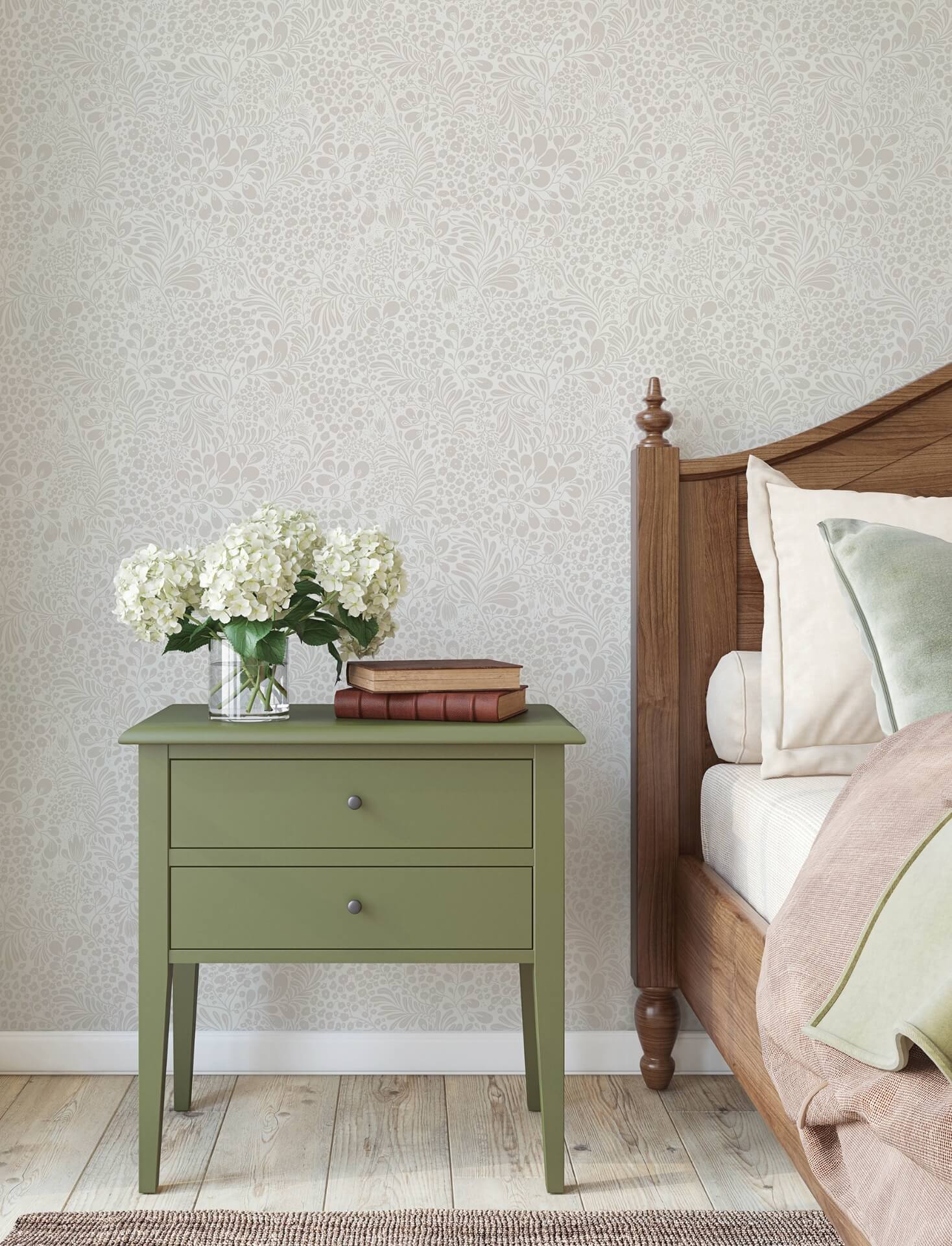 siv-dove-botanical-wallpaper-york-wallcoverings-4201-48001 - York Wallcoverings Papel pintado