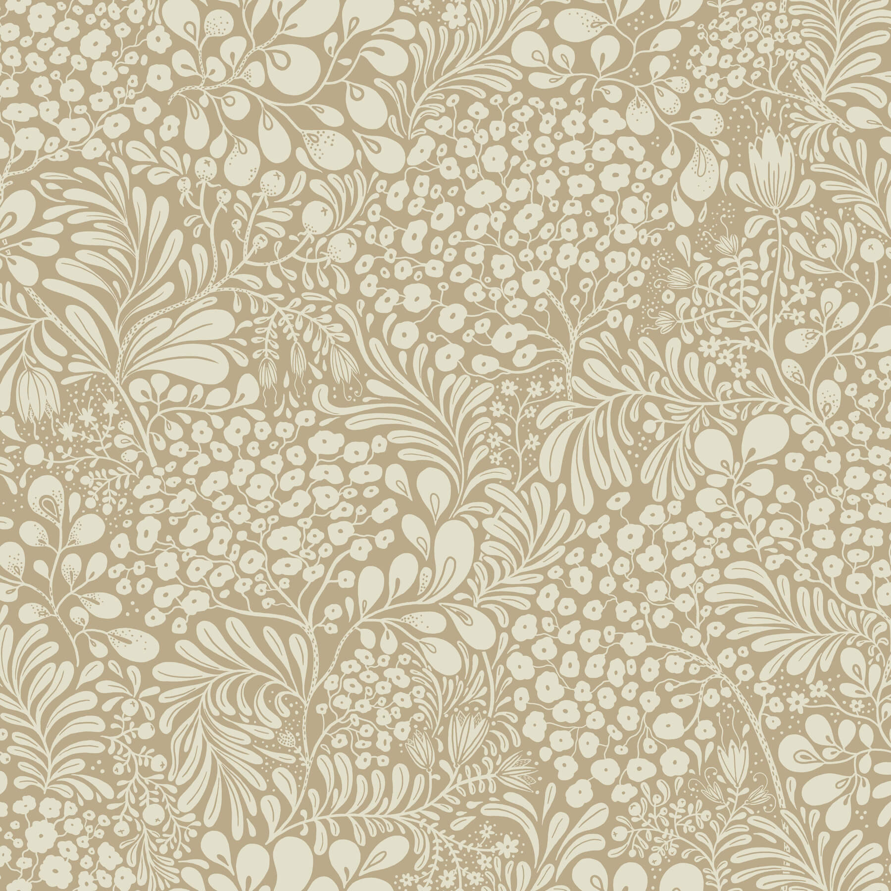 siv-chestnut-botanical-wallpaper-york-wallcoverings-4201-48002 - York Wallcoverings Papel pintado