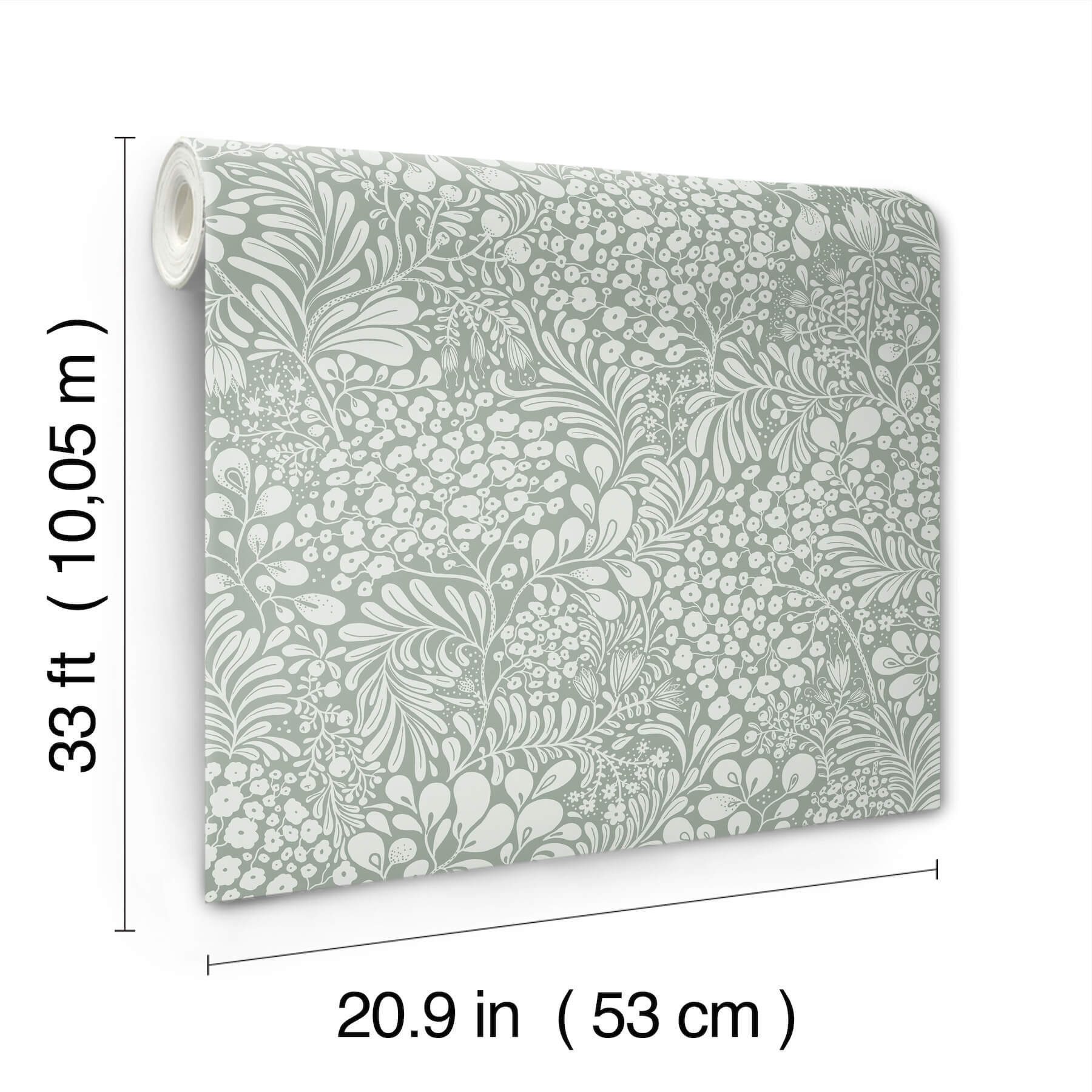 siv-slate-botanical-wallpaper-york-wallcoverings-4201-48004 - York Wallcoverings Papel pintado