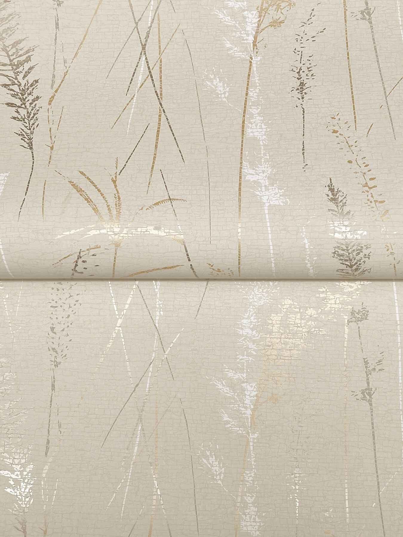 Meadow Splendor Neutral Botanical Wallpaper - York Wallcoverings - LL3239 - York Wallcoverings Wallpaper
