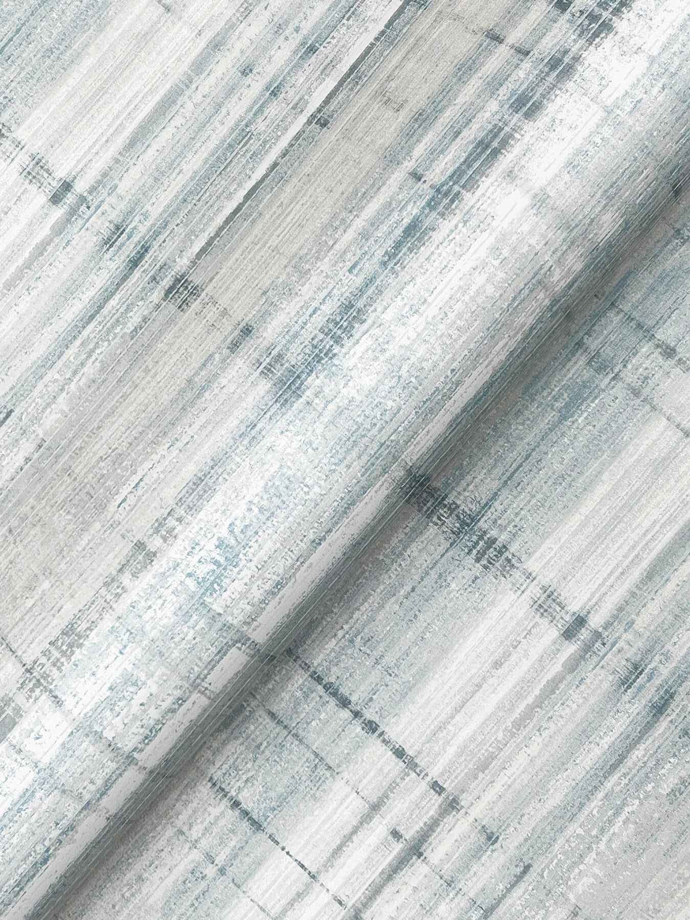 Vanishing Point Blue Striated Wallpaper - York Wallcoverings - LL3245 - York Wallcoverings Wallpaper