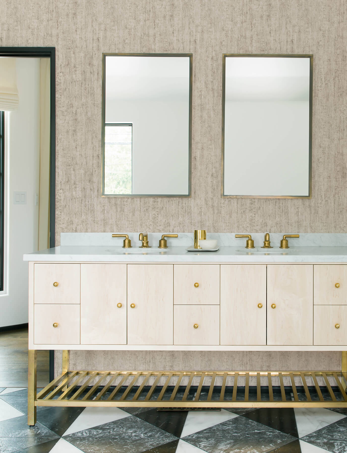 ramona-beige-distressed-texture-wallpaper-york-wallcoverings-4191-83003 - York Wallcoverings Wallpaper