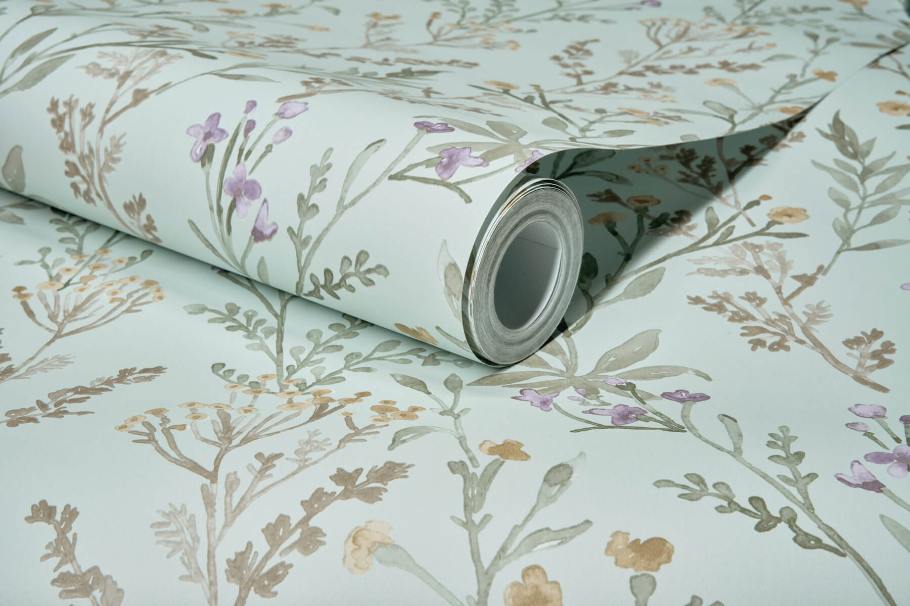 laverne-aquamarine-wildflowers-wallpaper-york-wallcoverings-4191-83018 - York Wallcoverings Papel pintado