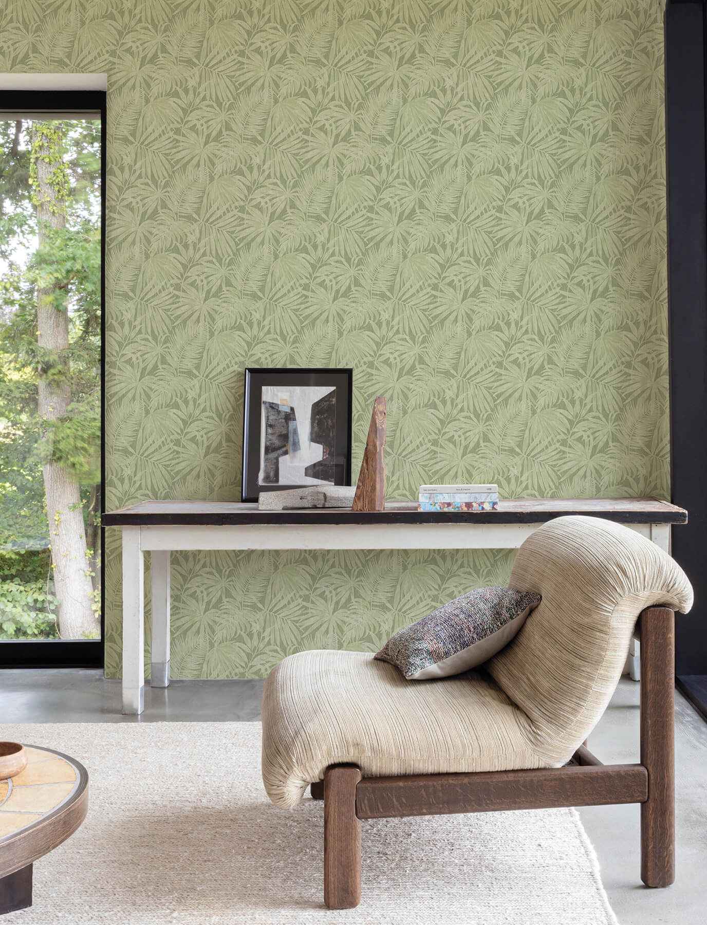 Sonny Green Fronds Wallpaper - York Wallcoverings - 4191-83027 - York Wallcoverings Wallpaper