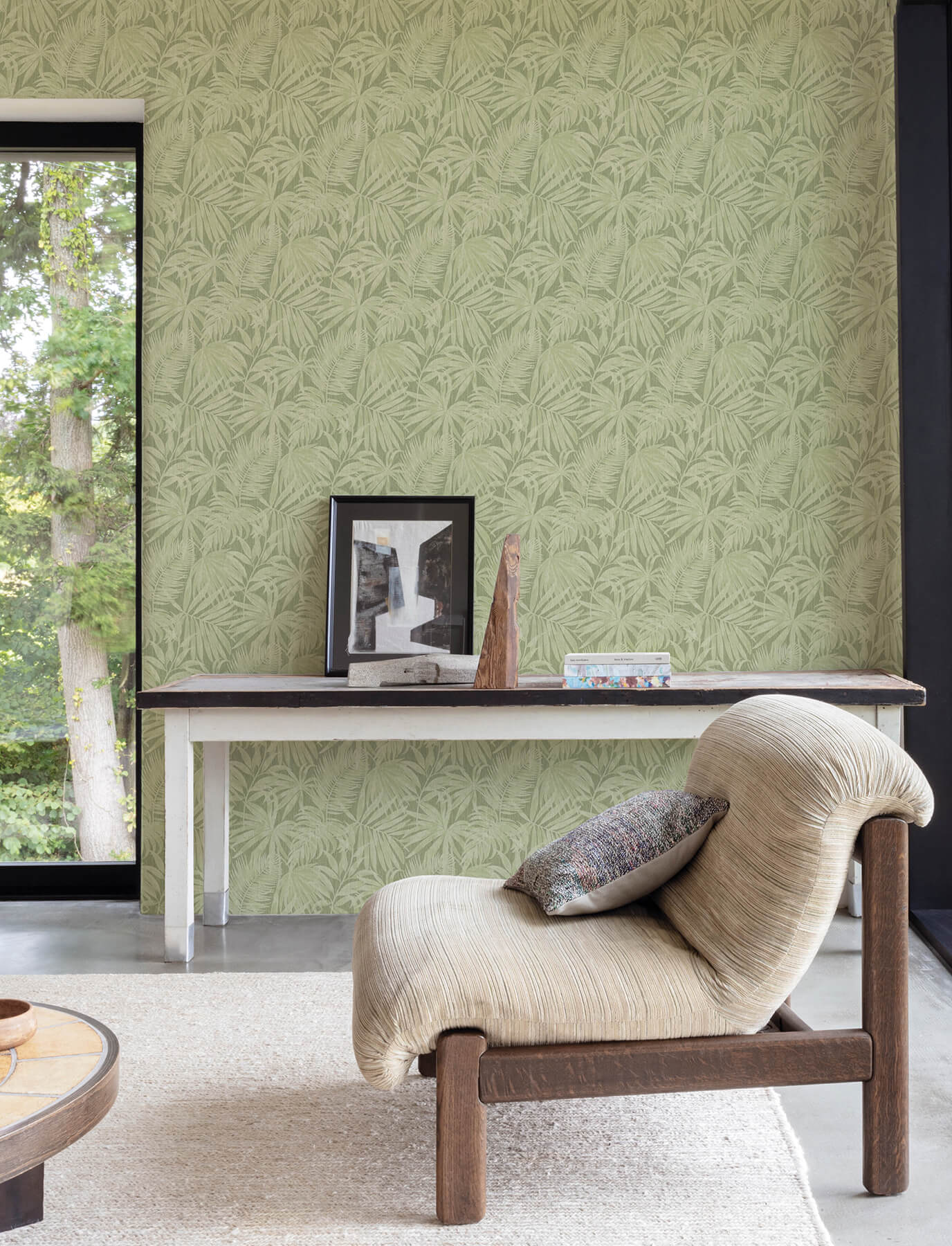 sonny-green-fronds-wallpaper-york-wallcoverings-4191-83027 - York Wallcoverings Papel pintado