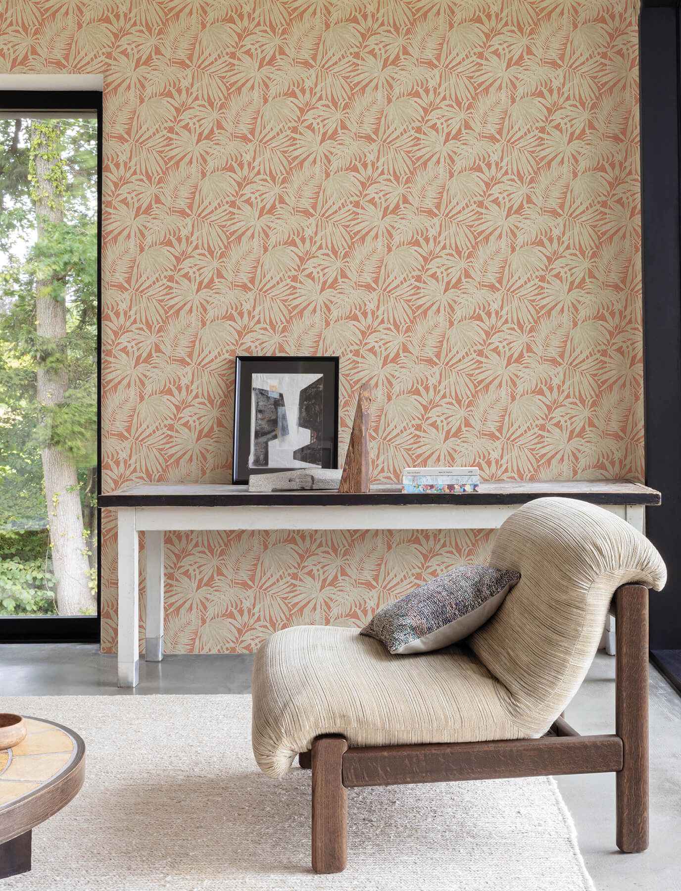 Sonny Rust Fronds Wallpaper - York Wallcoverings - 4191-83029
