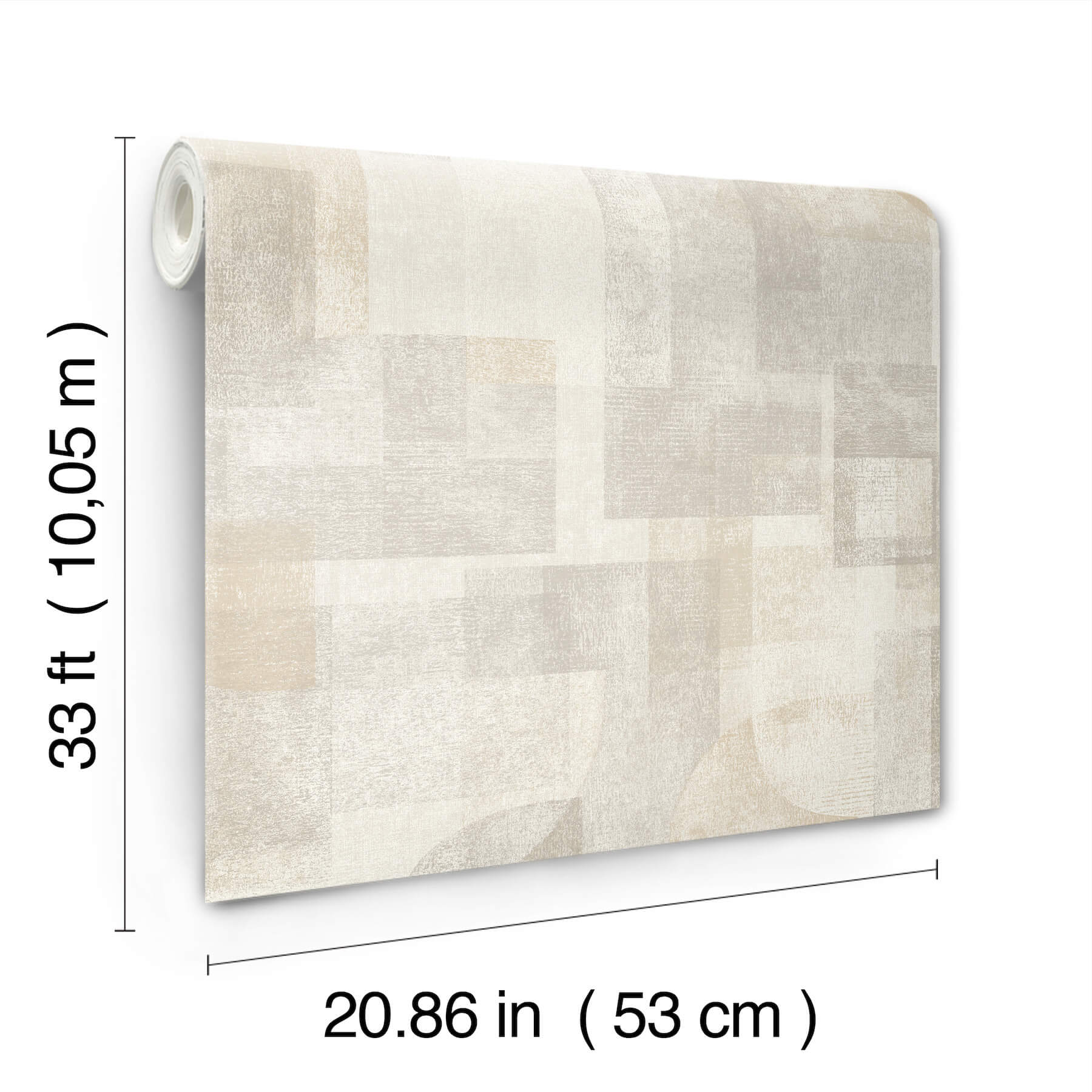 cassandra-taupe-block-geometric-wallpaper-york-wallcoverings-4191-83030 - York Wallcoverings Wallpaper