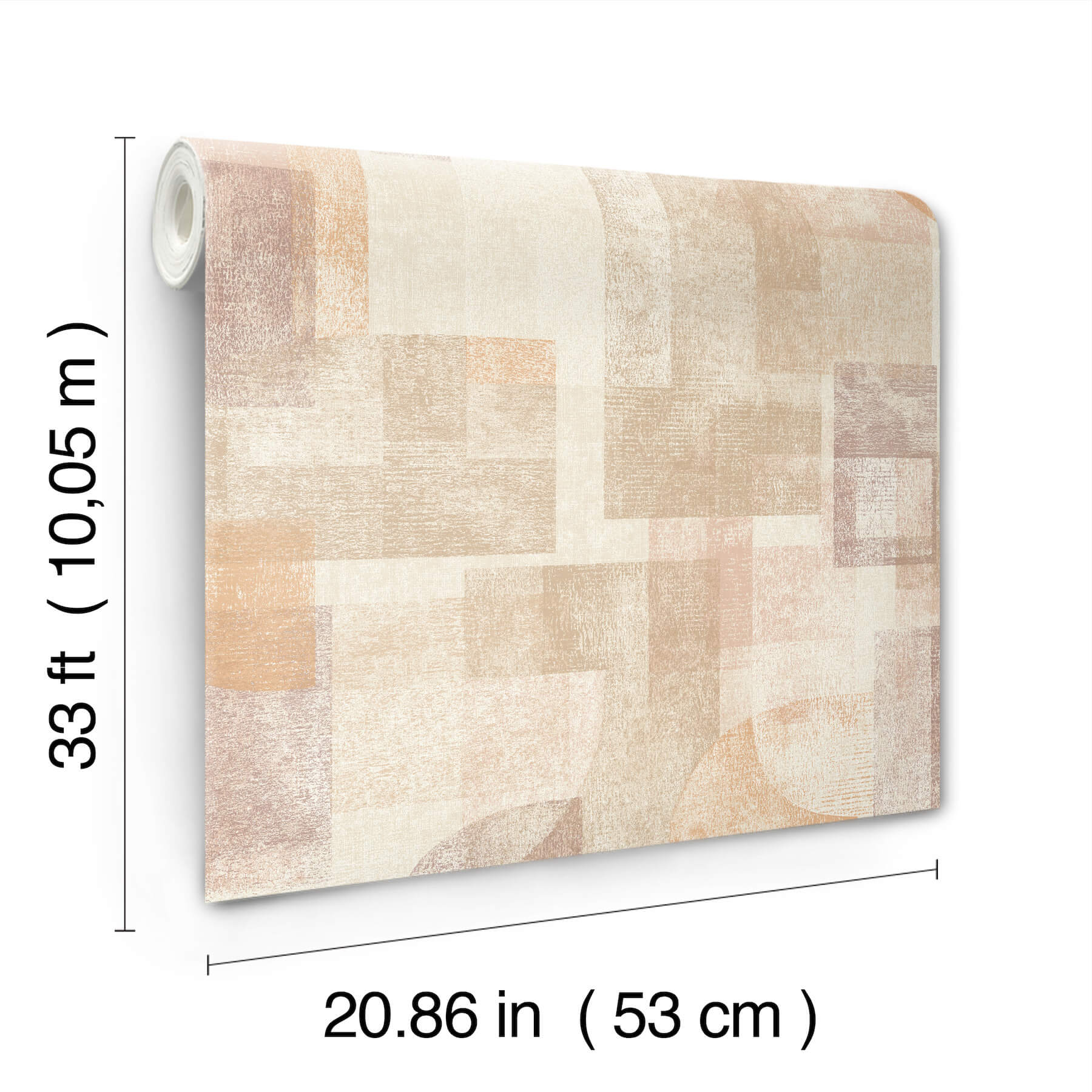 cassandra-rust-block-geometric-wallpaper-york-wallcoverings-4191-83033 - York Wallcoverings Wallpaper