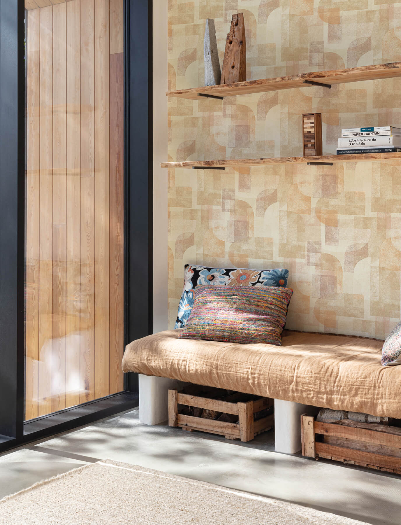 cassandra-rust-block-geometric-wallpaper-york-wallcoverings-4191-83033 - York Wallcoverings Wallpaper
