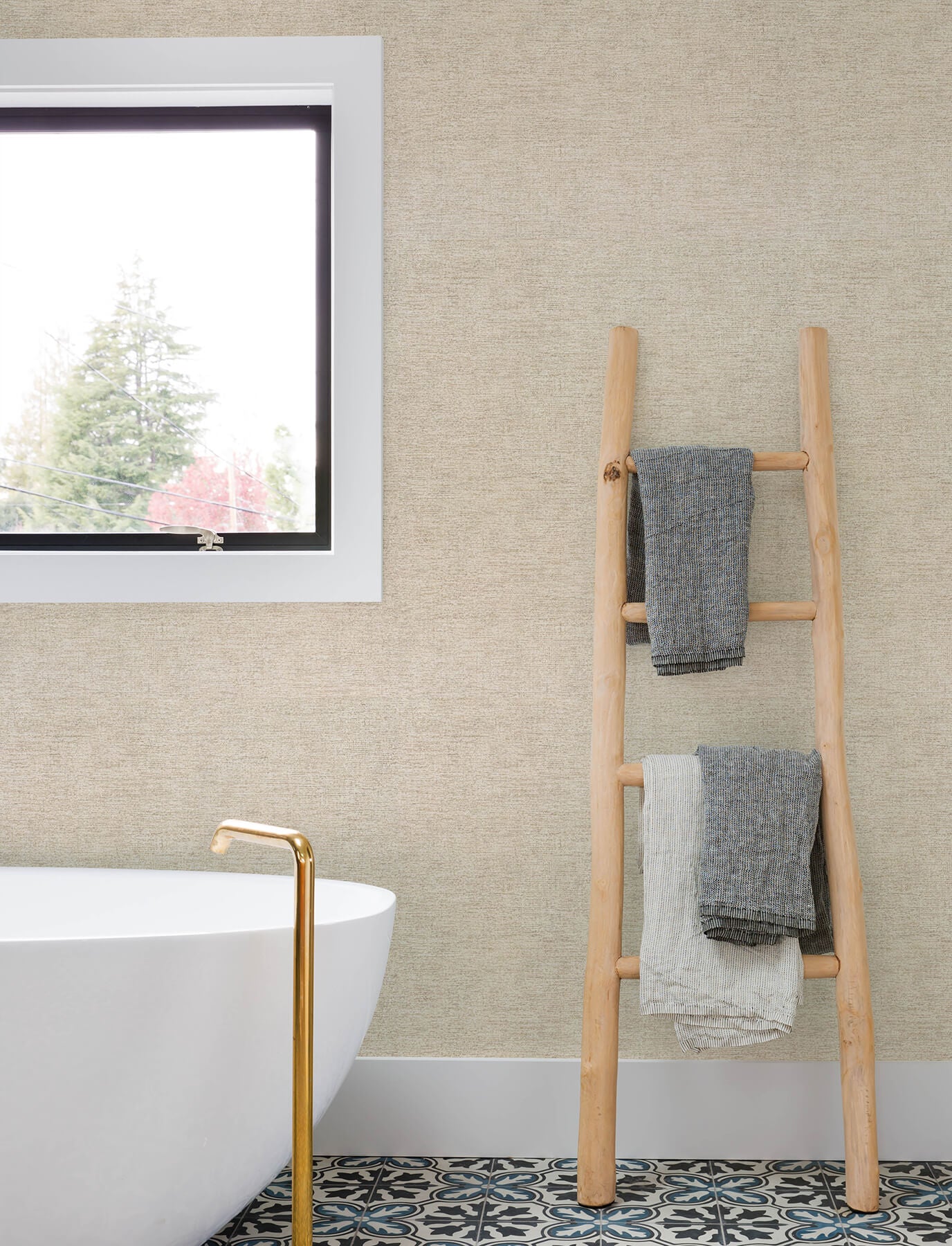 tansy-neutral-distressed-wallpaper-york-wallcoverings-4191-83038 - York Wallcoverings Wallpaper