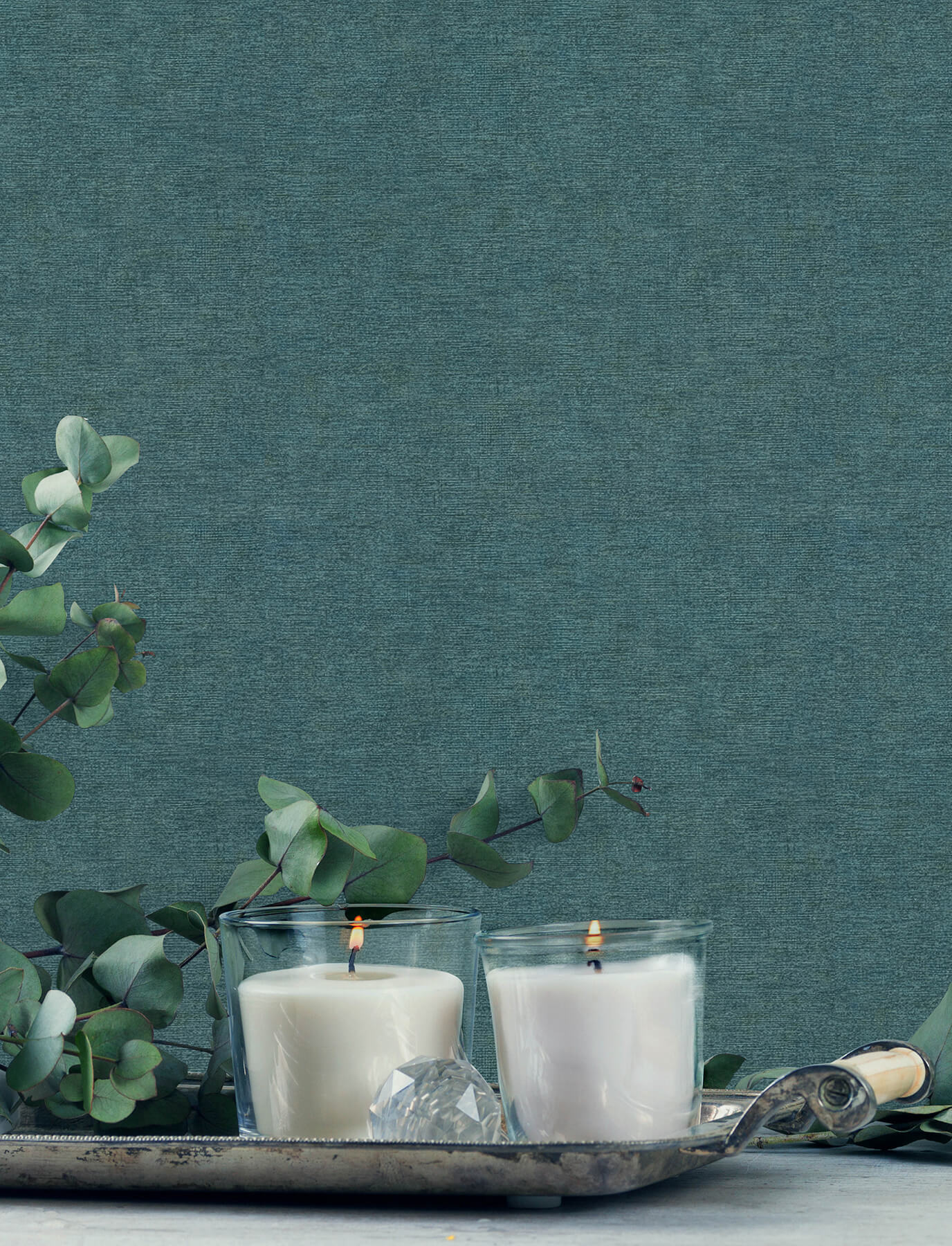 tansy-teal-distressed-wallpaper-york-wallcoverings-4191-83042 - York Wallcoverings Papel pintado
