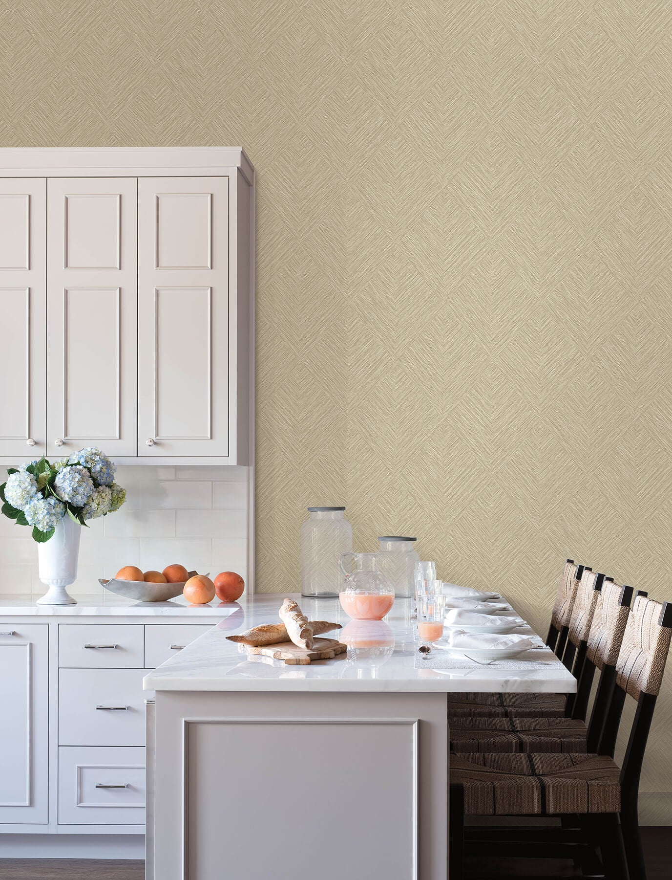 hollis-light-brown-textured-diamond-wallpaper-york-wallcoverings-4191-83044 - York Wallcoverings Papel pintado