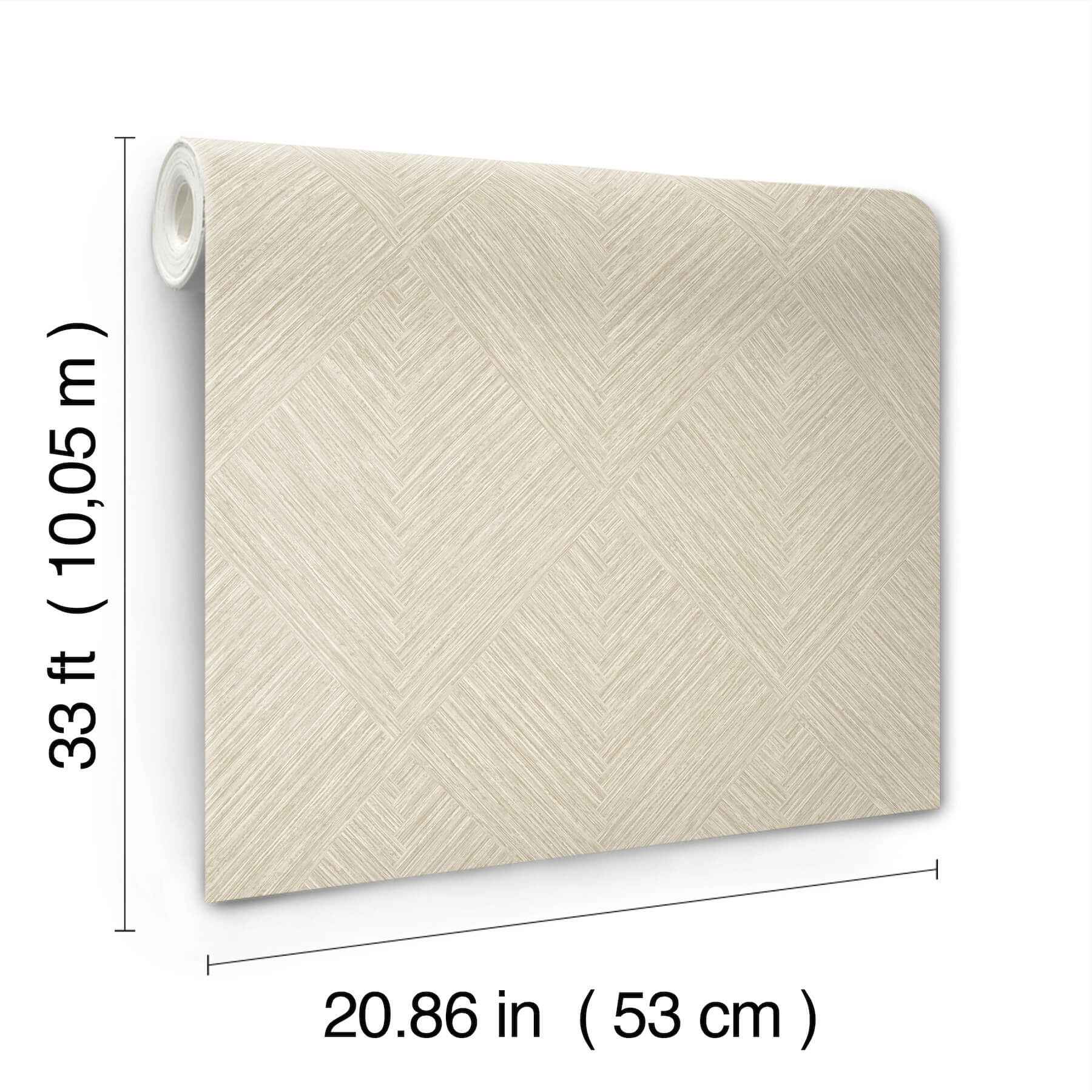 Hollis Taupe Textured Diamond Wallpaper - York Wallcoverings - 4191-83045 - York Wallcoverings Wallpaper