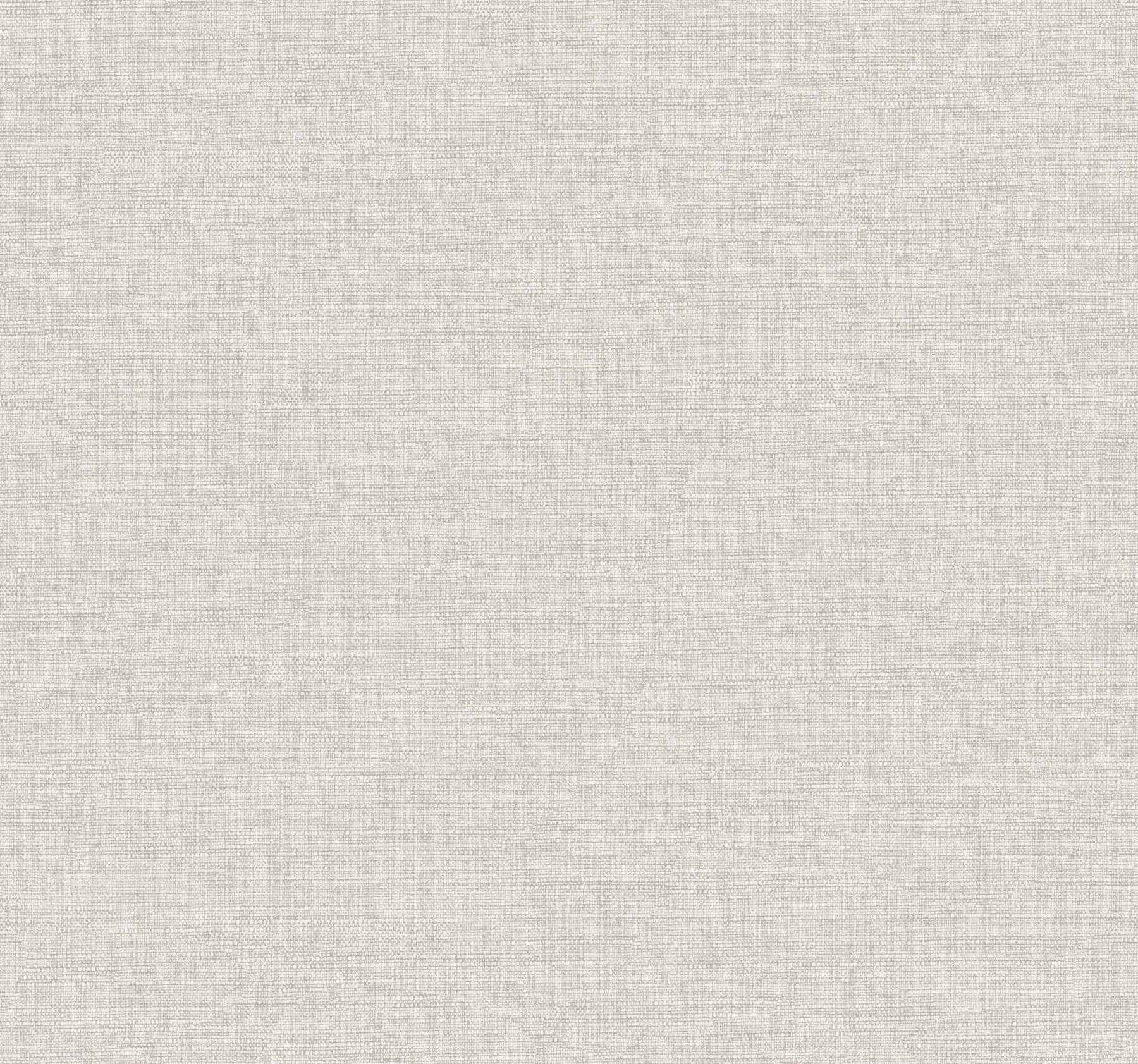 Terrene Light Grey Faux Linen Wallpaper - York Wallcoverings - UW1013N - York Wallcoverings Wallpaper