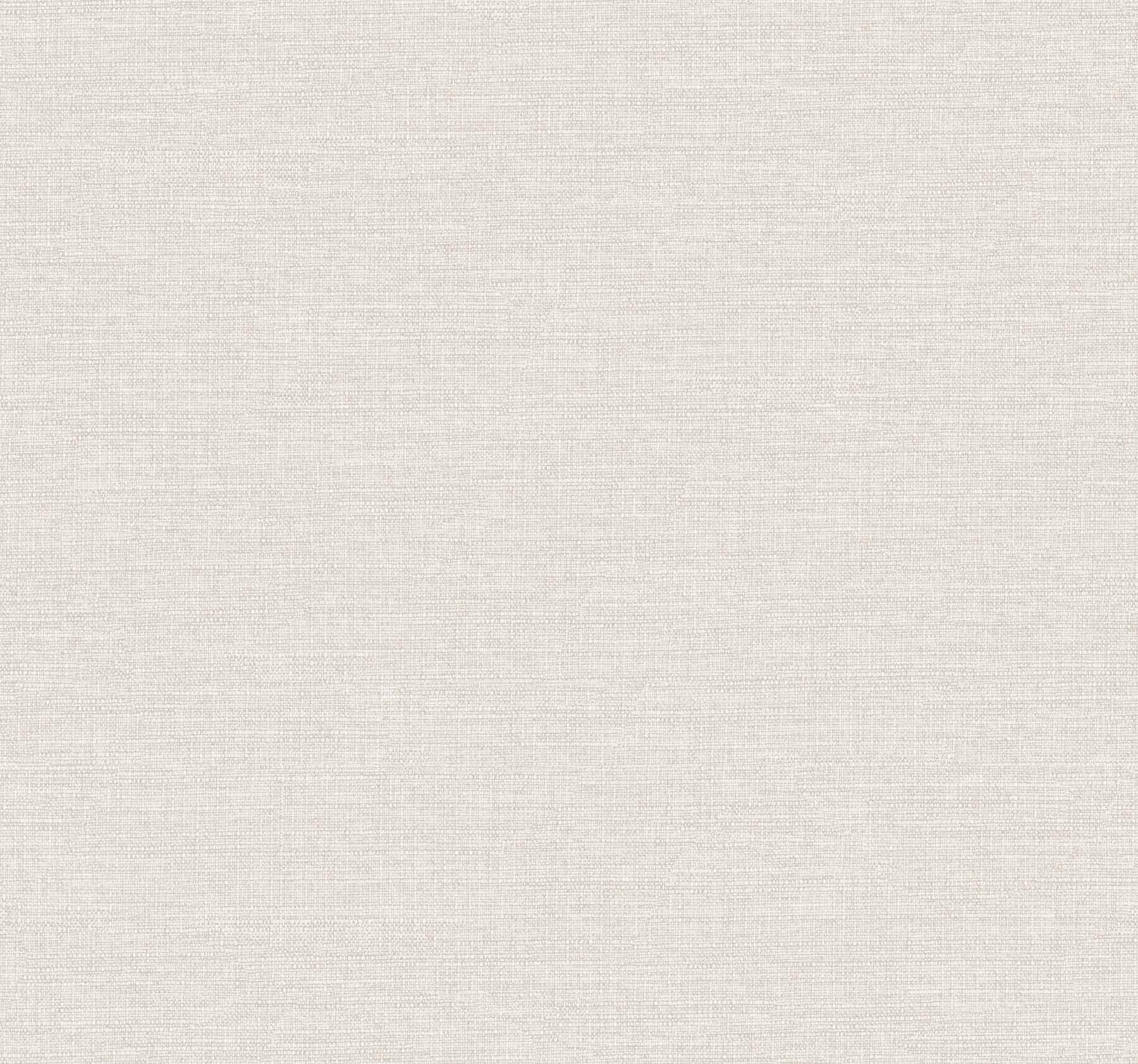 Terrene Dove Faux Linen Wallpaper - York Wallcoverings - UW1017N