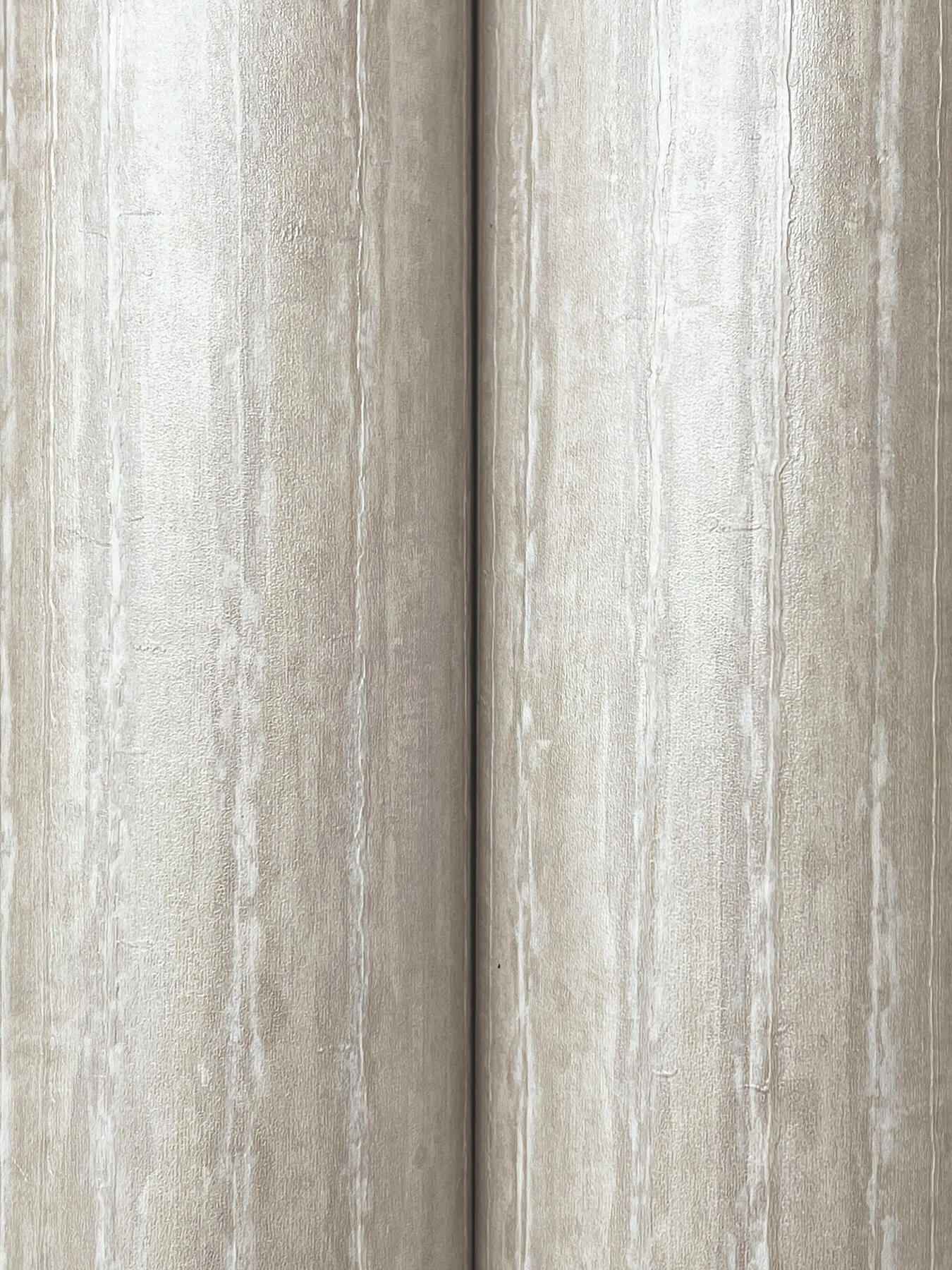 Precious Metal Silver Corrugated Wallpaper - York Wallcoverings - UW1024N - York Wallcoverings Wallpaper