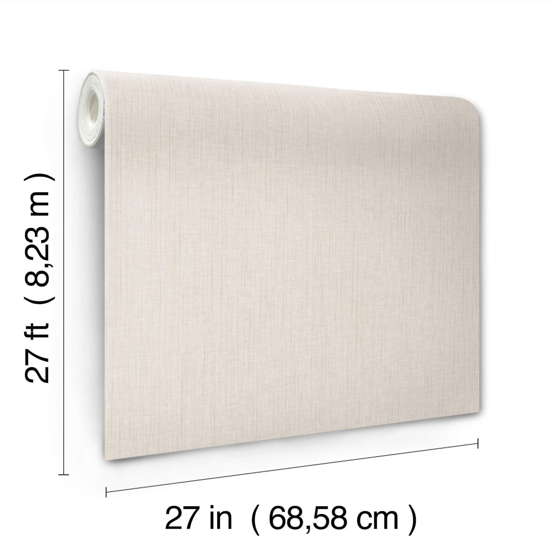 silk-spun-ivory-tactile-stripe-wallpaper-york-wallcoverings-uw1050n - York Wallcoverings Wallpaper