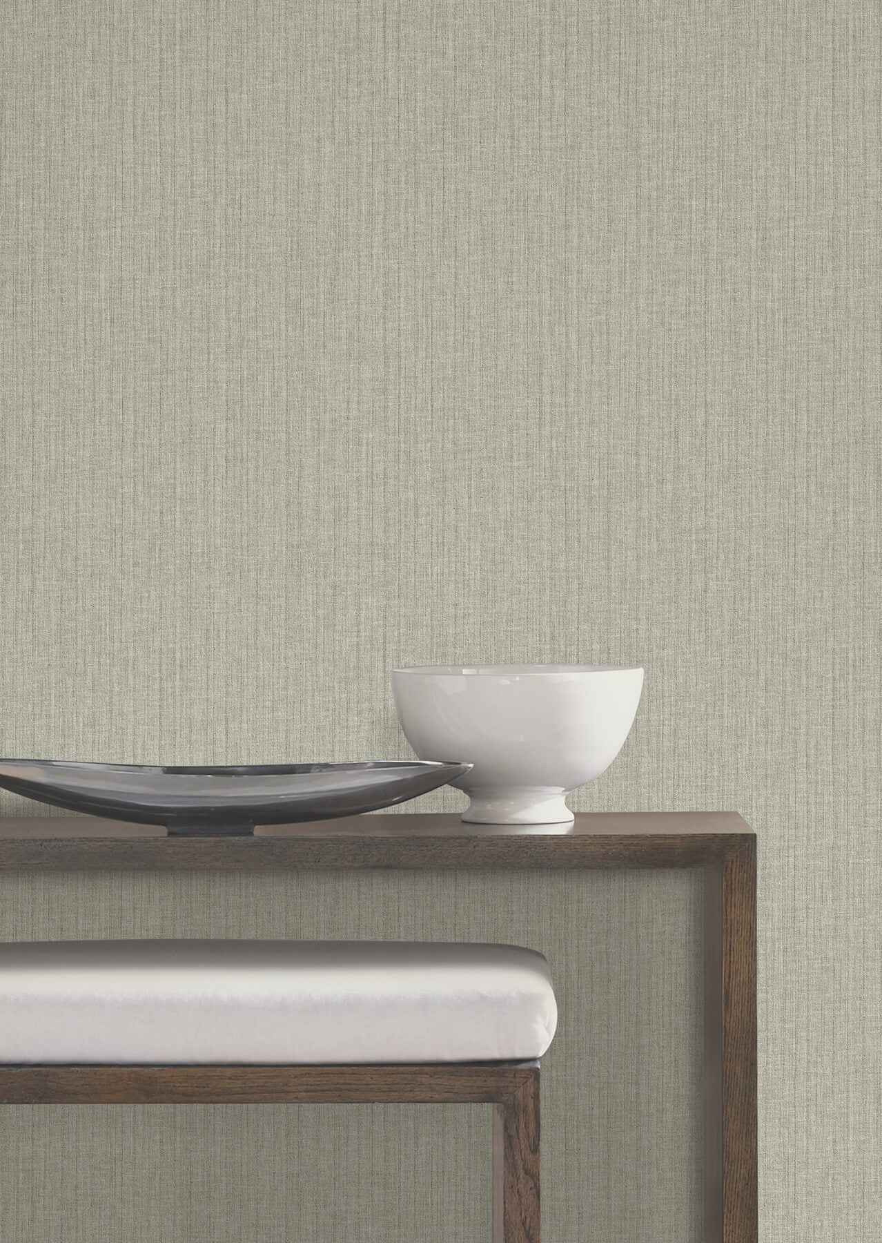 Silk Spun Sage Tactile Stripe Wallpaper - York Wallcoverings - UW1056N - York Wallcoverings Wallpaper