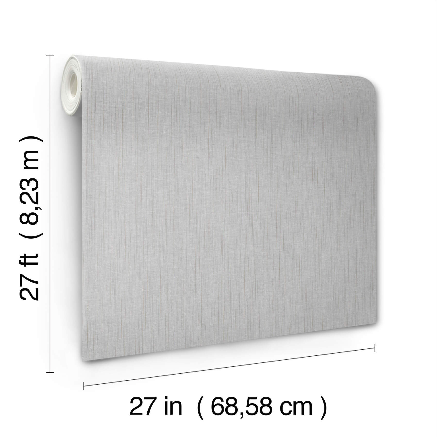 silk-spun-light-grey-tactile-stripe-wallpaper-york-wallcoverings-uw1057n - York Wallcoverings Wallpaper
