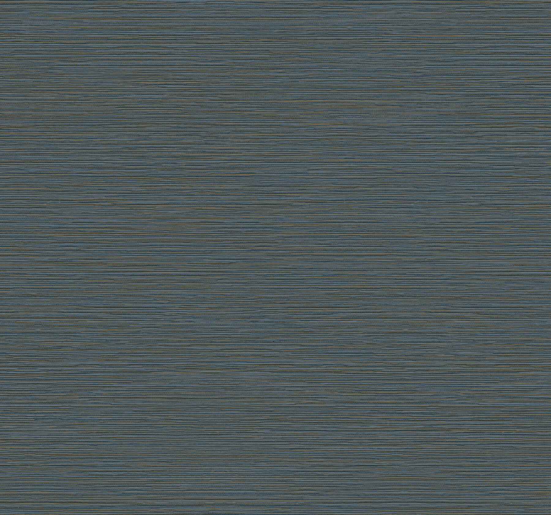 Oasis Dark Blue Faux Grasscloth Wallpaper - York Wallcoverings - UW1067N