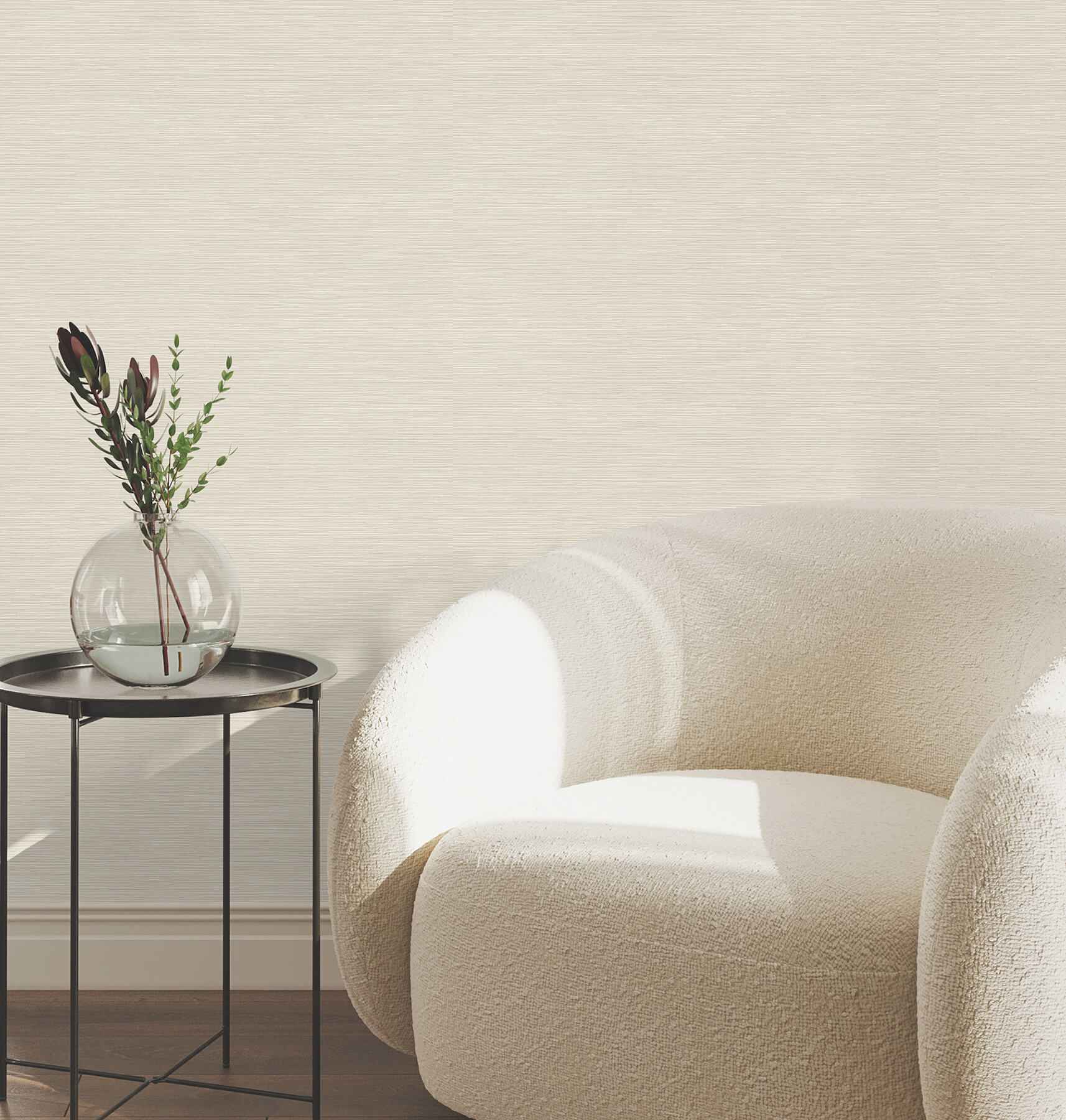 Oasis Dove Faux Grasscloth Wallpaper - York Wallcoverings - UW1073N - York Wallcoverings Wallpaper
