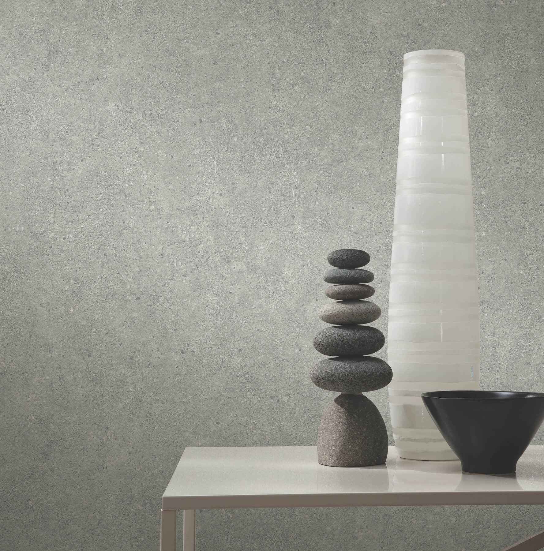 Artisan Stone Sterling Texture Wallpaper - York Wallcoverings - UW1085N - York Wallcoverings Wallpaper
