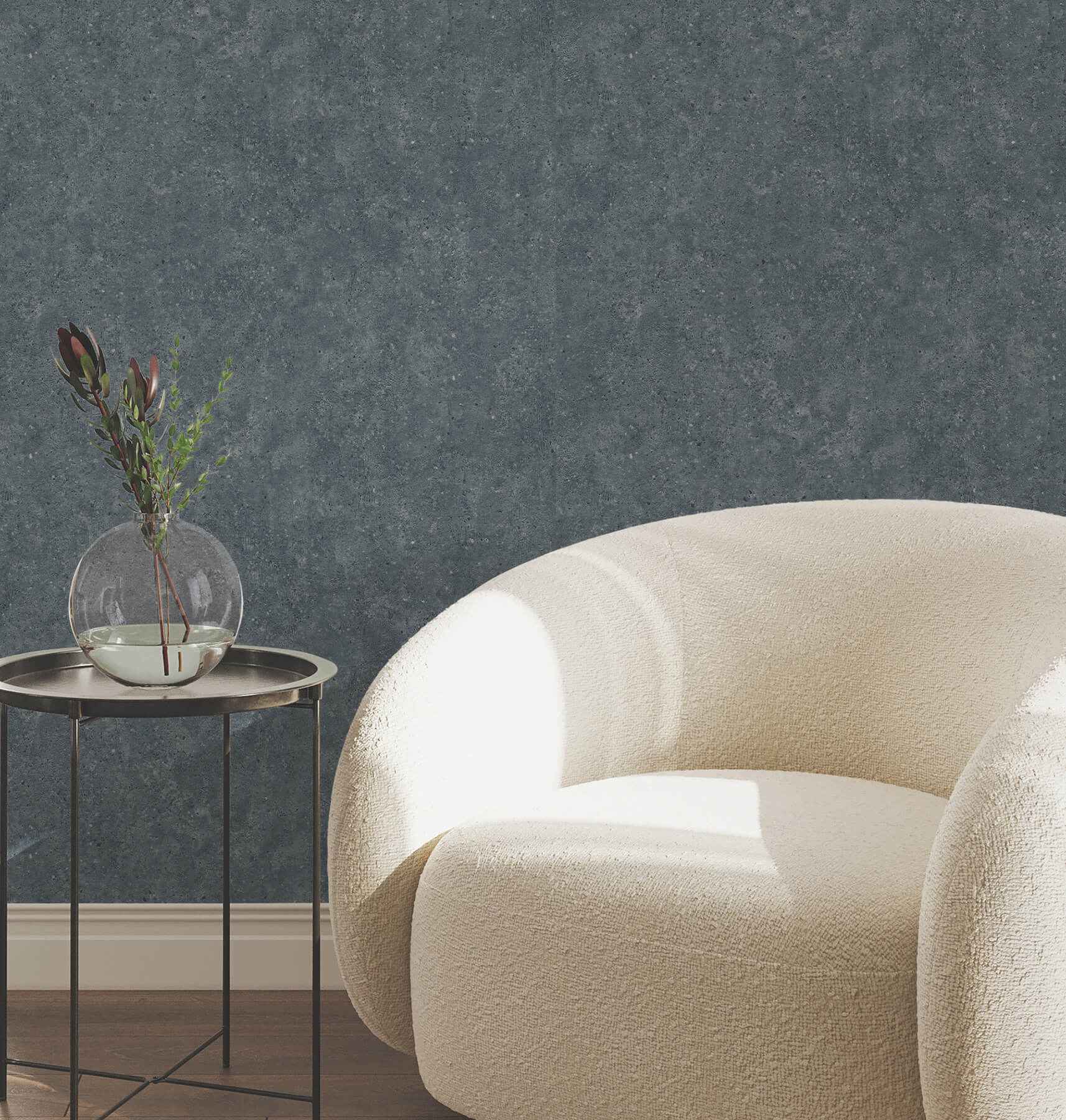 Artisan Stone Metallic Texture Wallpaper - York Wallcoverings - UW1086N - York Wallcoverings Wallpaper