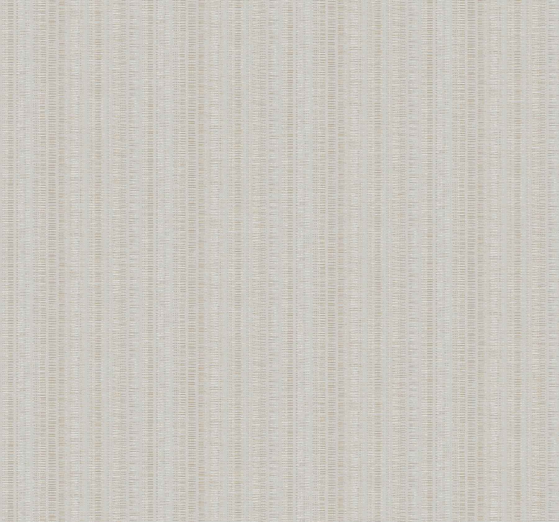 Line in the Sand Light Grey Woven Stripe Wallpaper - York Wallcoverings - UW1090N