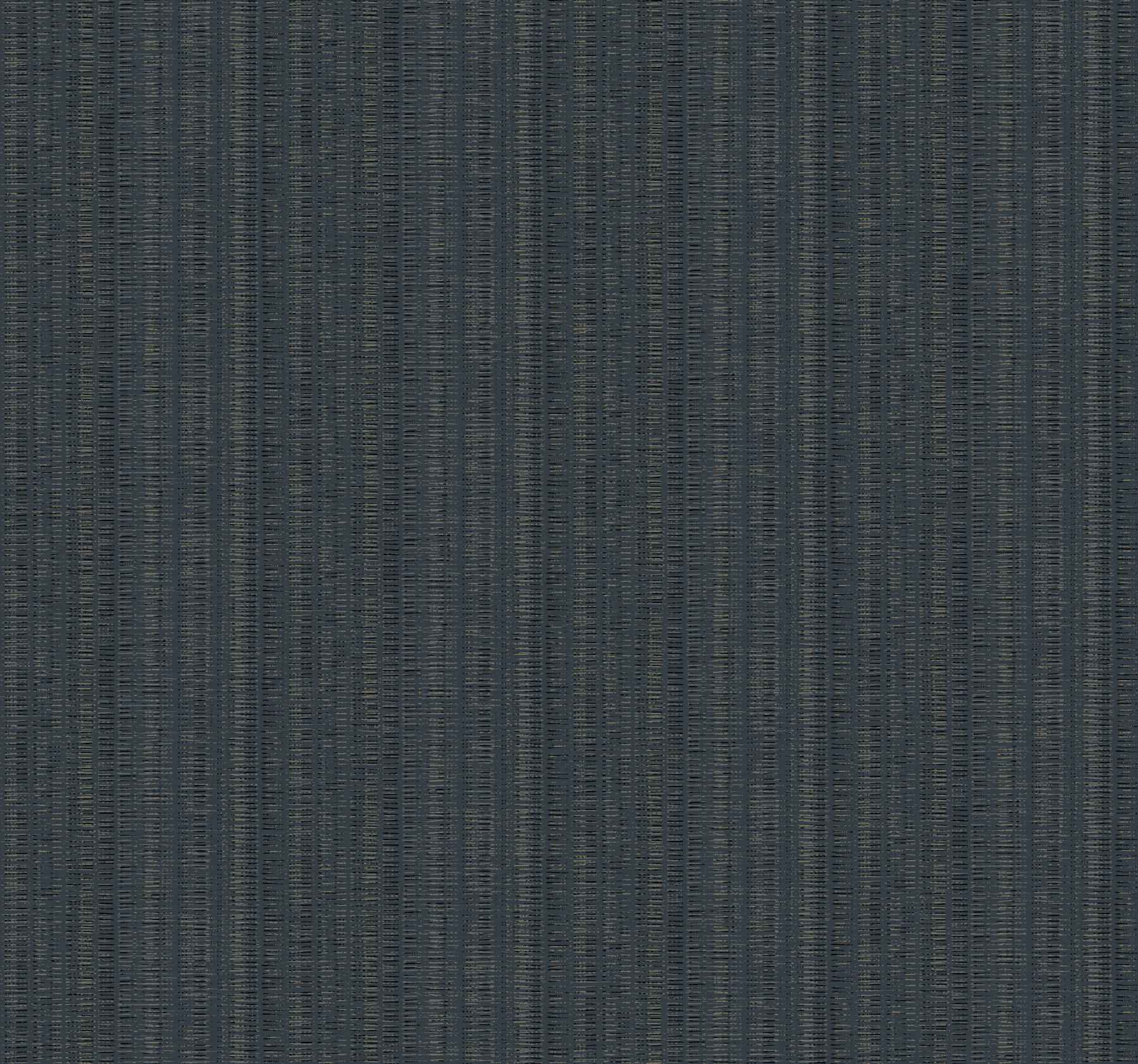 Line in the Sand Indigo Woven Stripe Wallpaper - York Wallcoverings - UW1092N