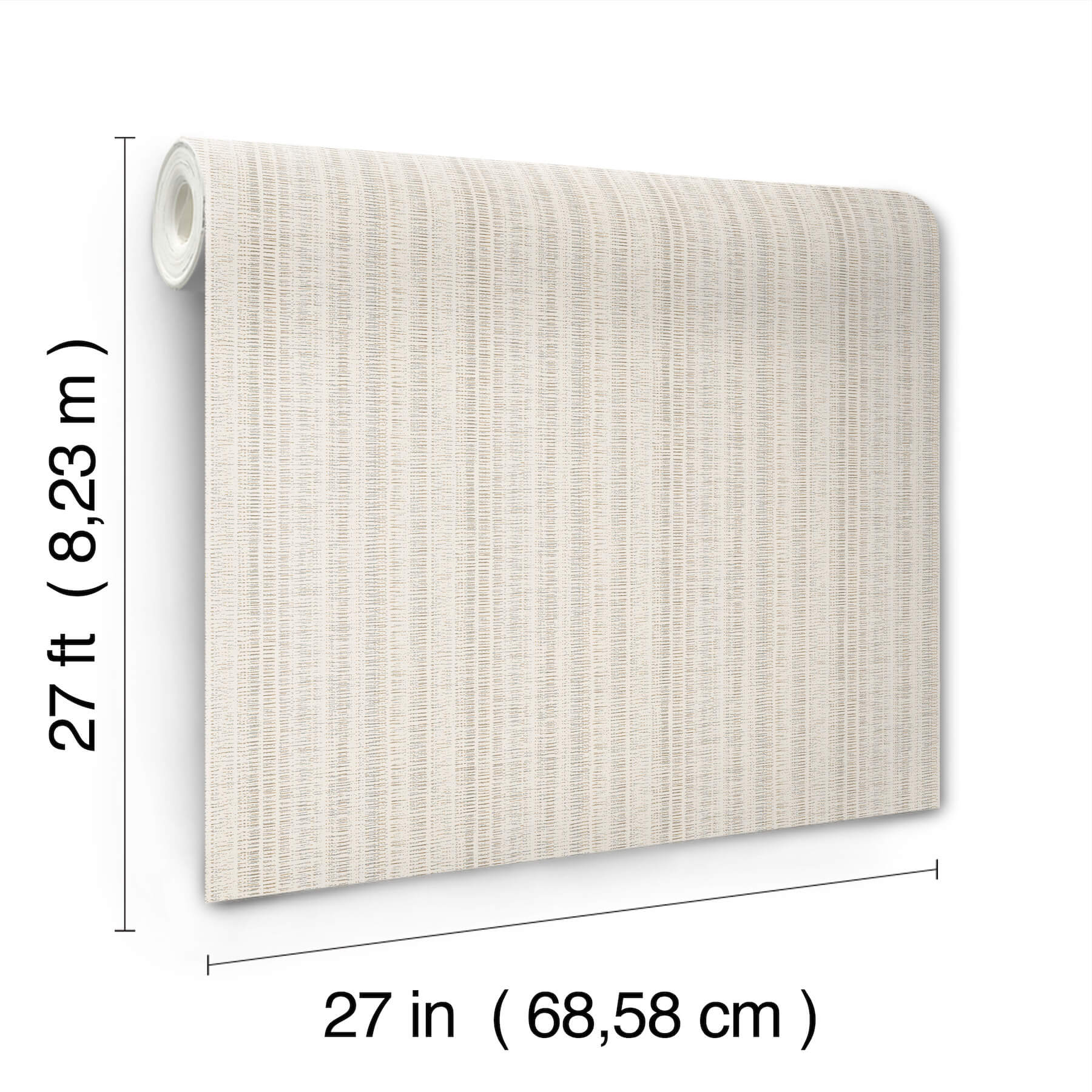 line-in-the-sand-off-white-woven-stripe-wallpaper-york-wallcoverings-uw1093n - York Wallcoverings Wallpaper