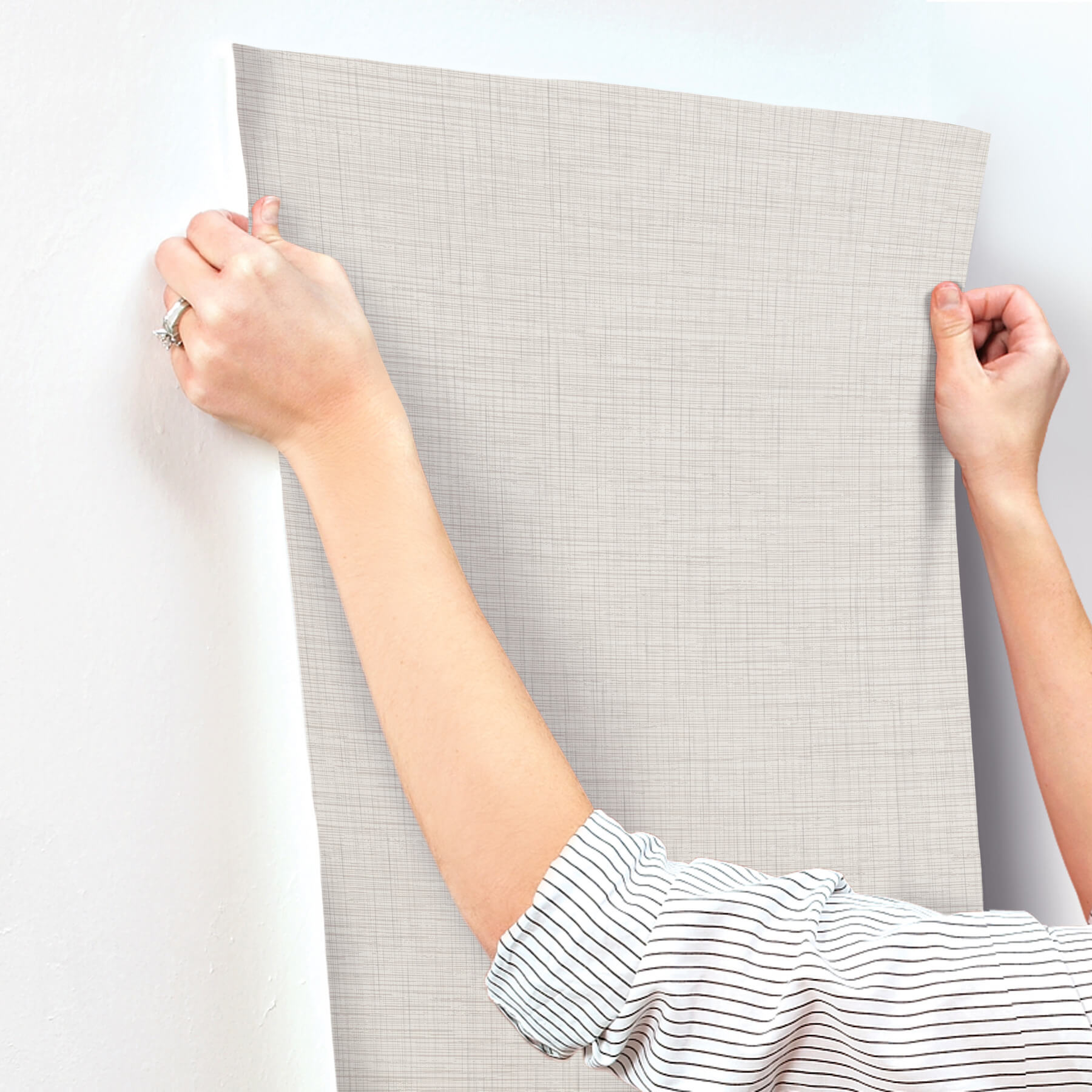 open-air-light-grey-crosshatch-wallpaper-york-wallcoverings-uw1111n - York Wallcoverings Wallpaper