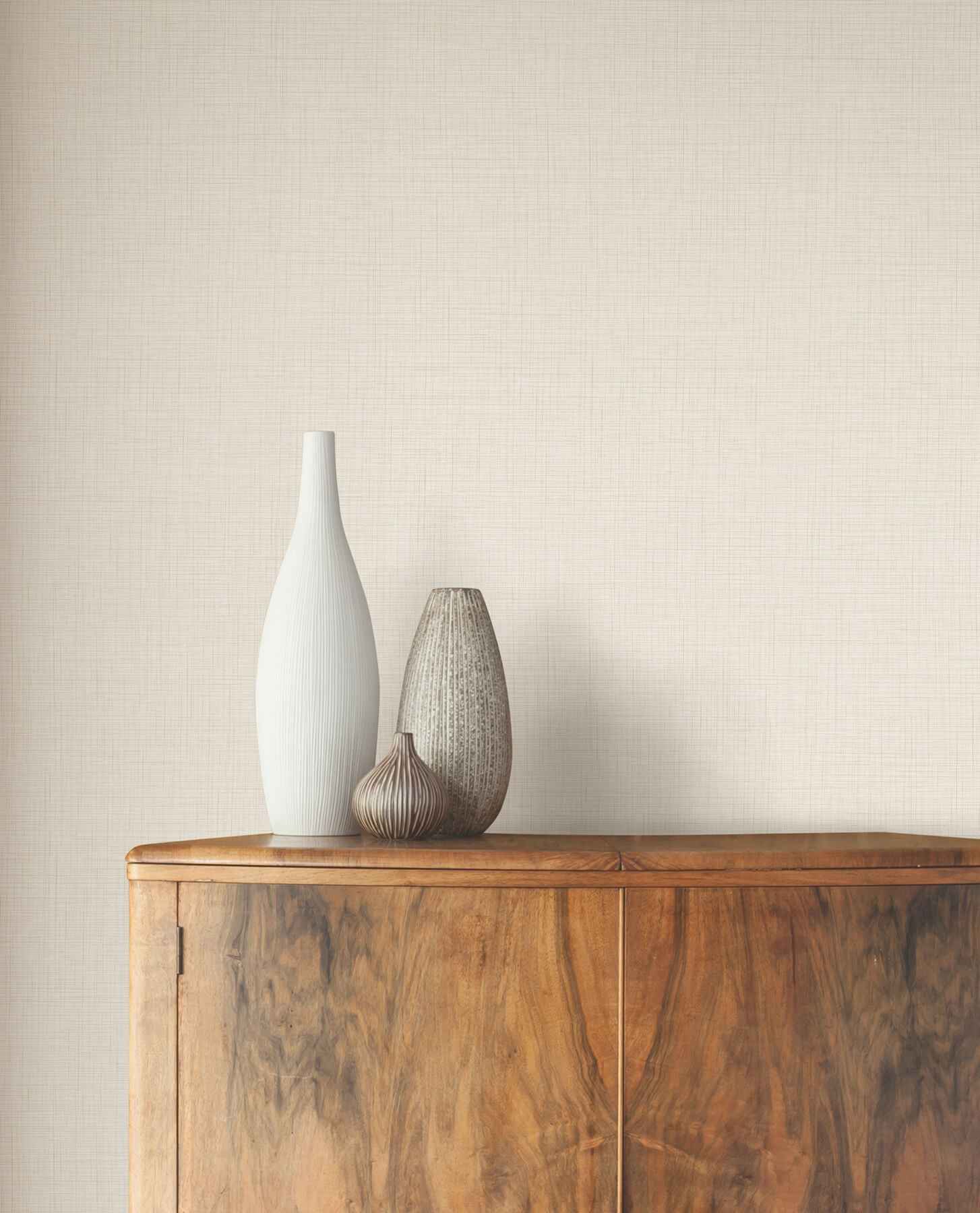 Open Air Ivory Crosshatch Wallpaper - York Wallcoverings - UW1112N - York Wallcoverings Wallpaper