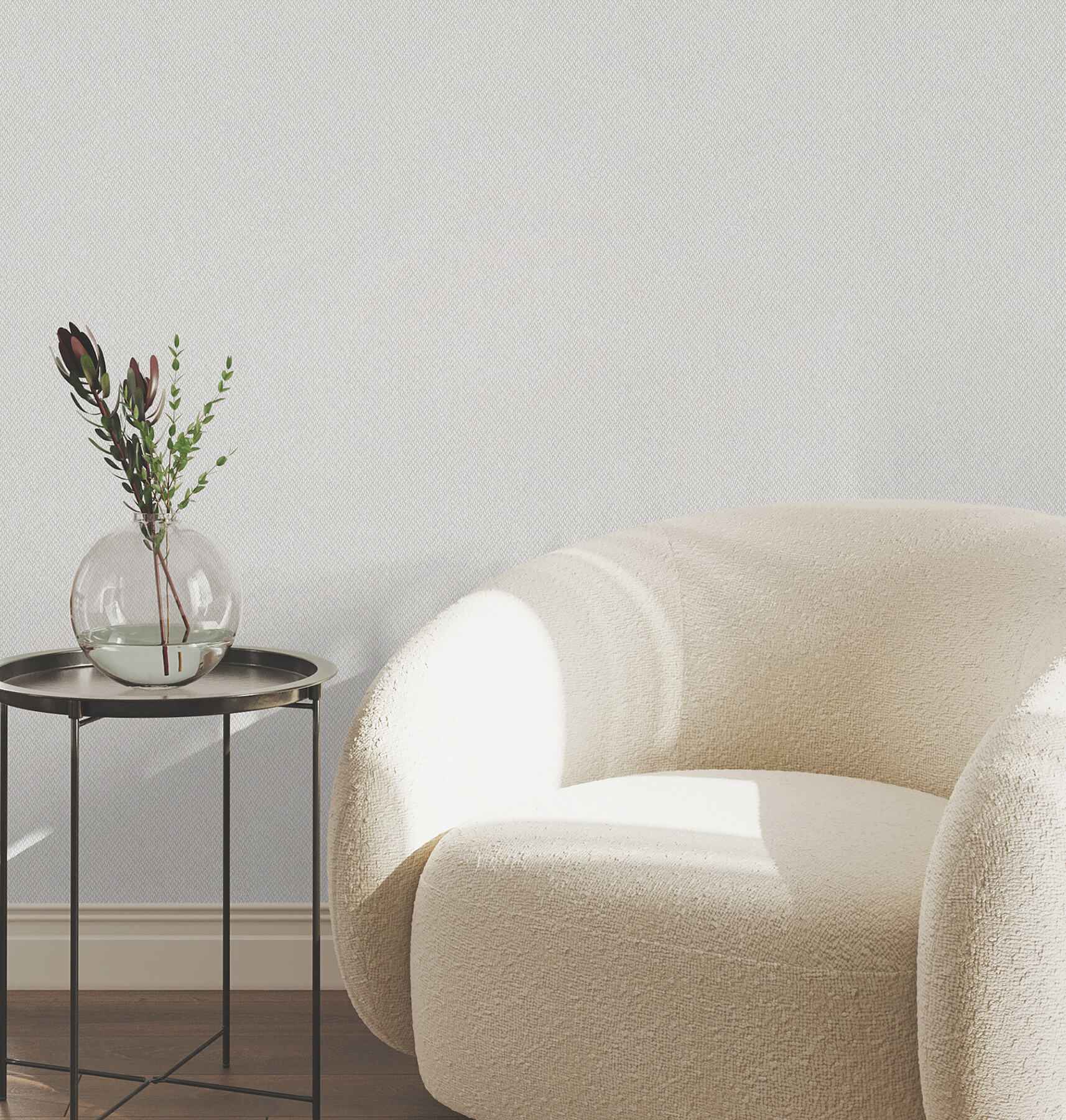 Tisket a Tasket Light Grey Basketweave Wallpaper - York Wallcoverings - UW1118N - York Wallcoverings Wallpaper
