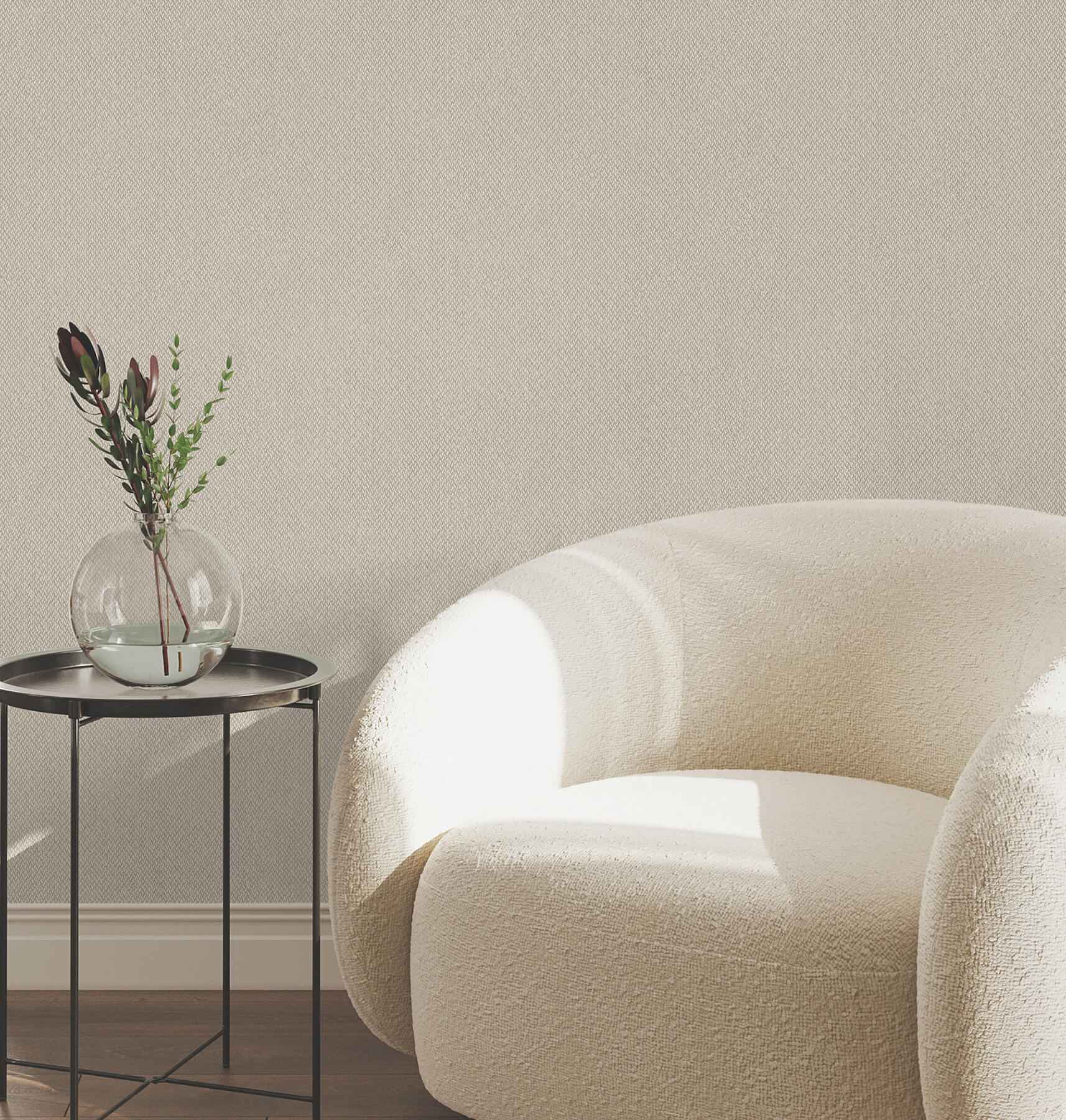 Tisket a Tasket Grey Basketweave Wallpaper - York Wallcoverings - UW1119N - York Wallcoverings Wallpaper