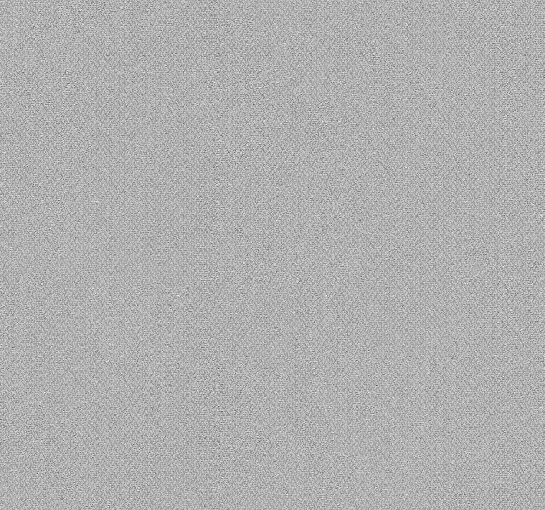 Tisket a Tasket Pewter Basketweave Wallpaper - York Wallcoverings - UW1120N